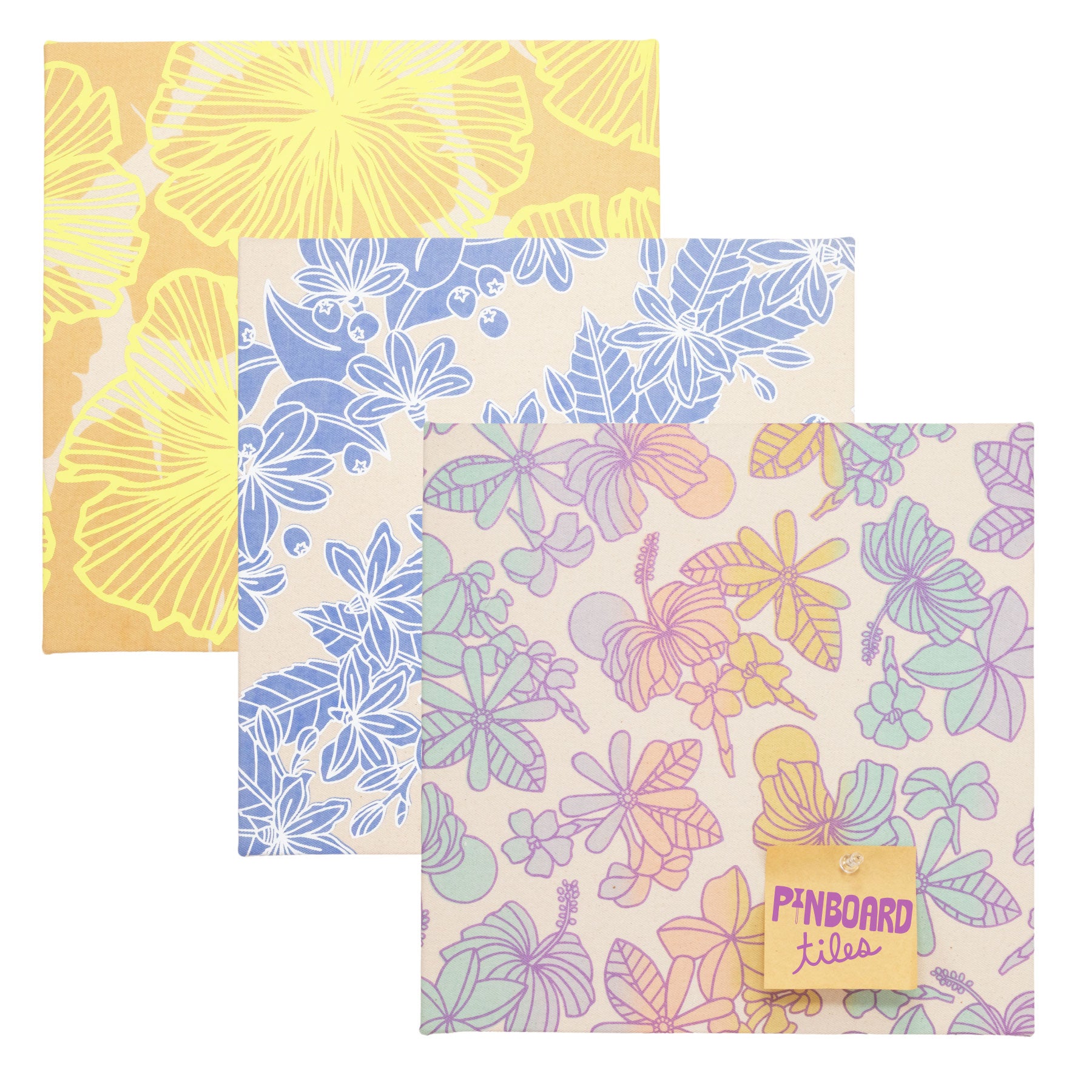 Fabric Pinboard Tile Bundle • Sun-kissed Sky