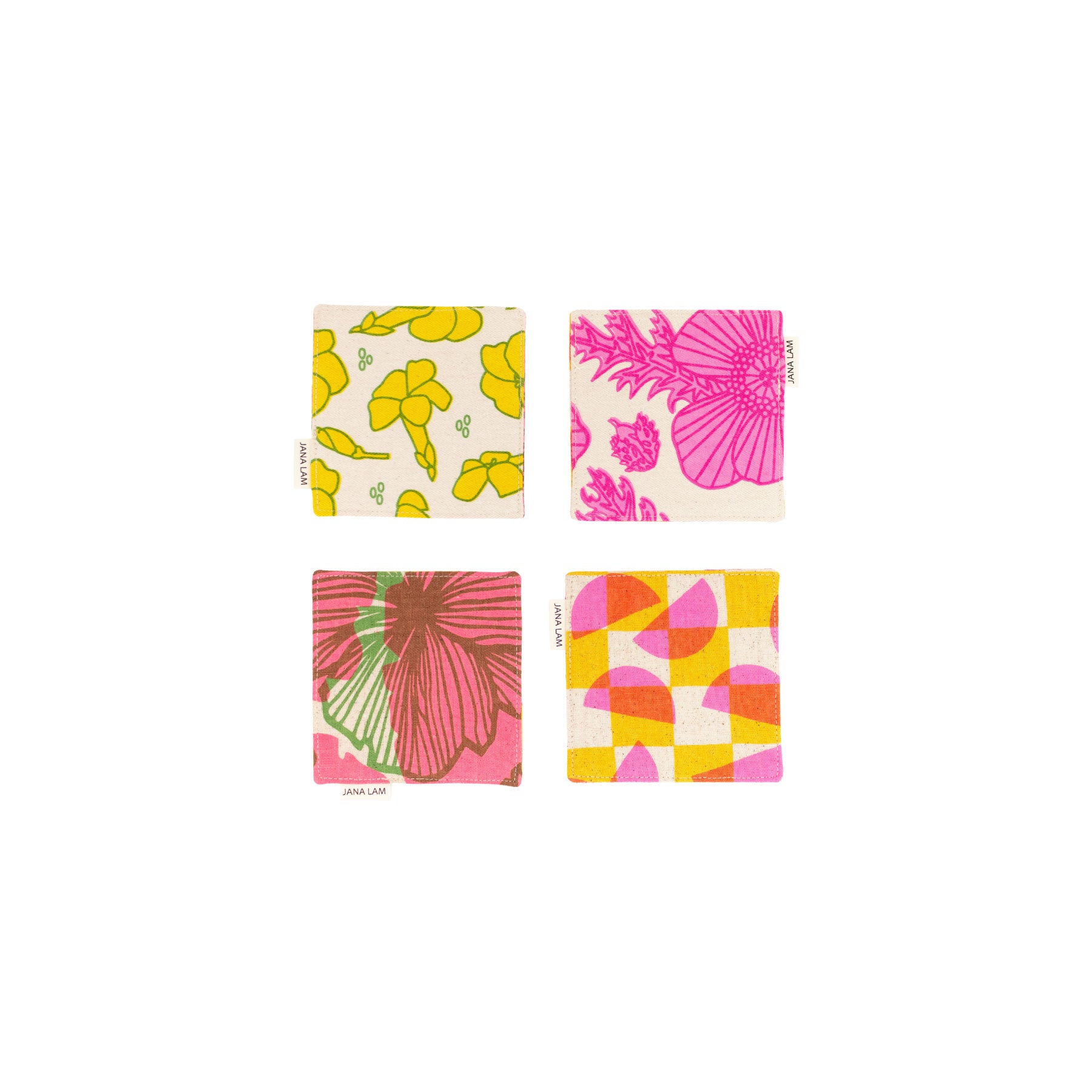 Coaster Set • Strawberry Lemonade