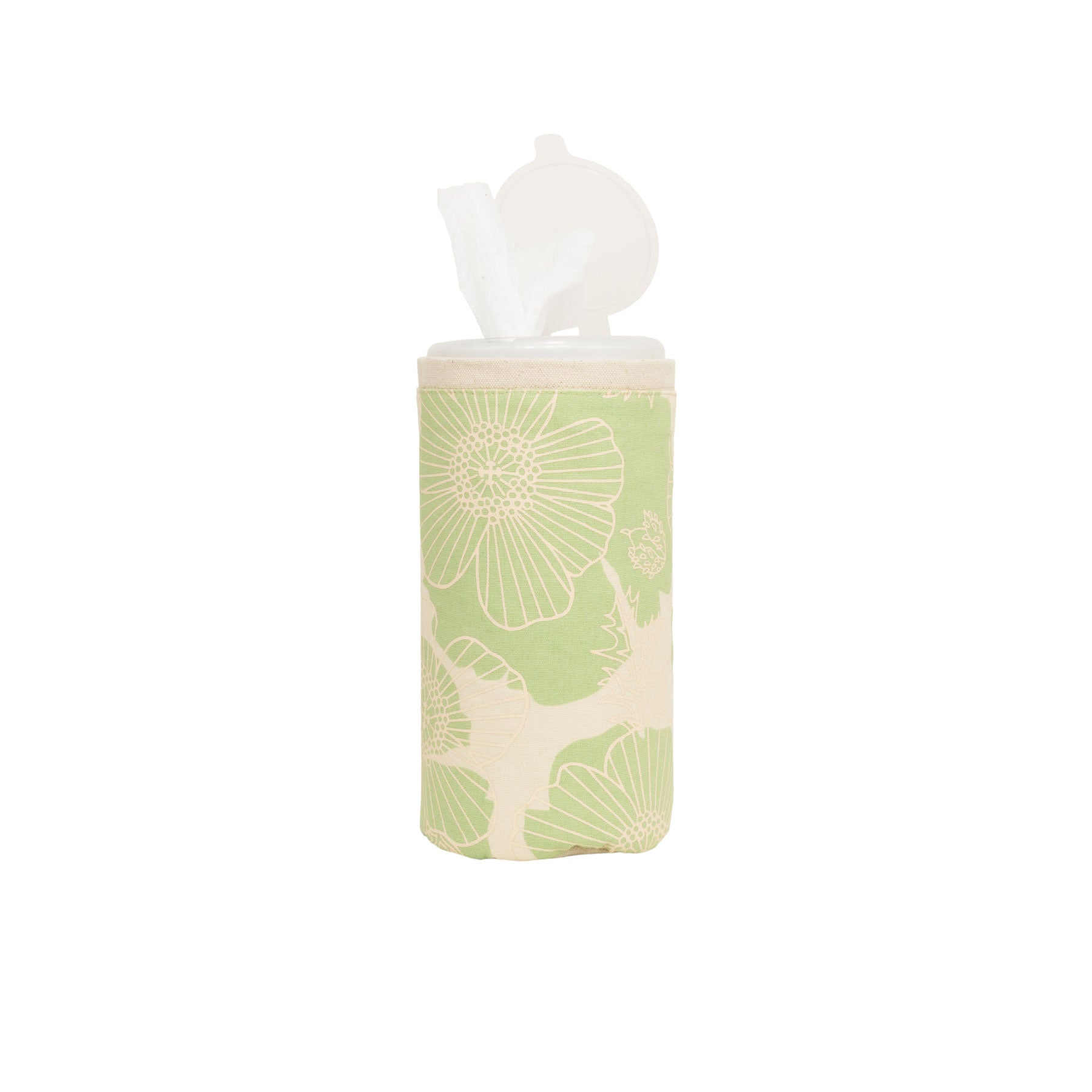 Clorox Wipes Sax Cover • Pua Kala • Cream over Sage - Jana Lam Hawaii