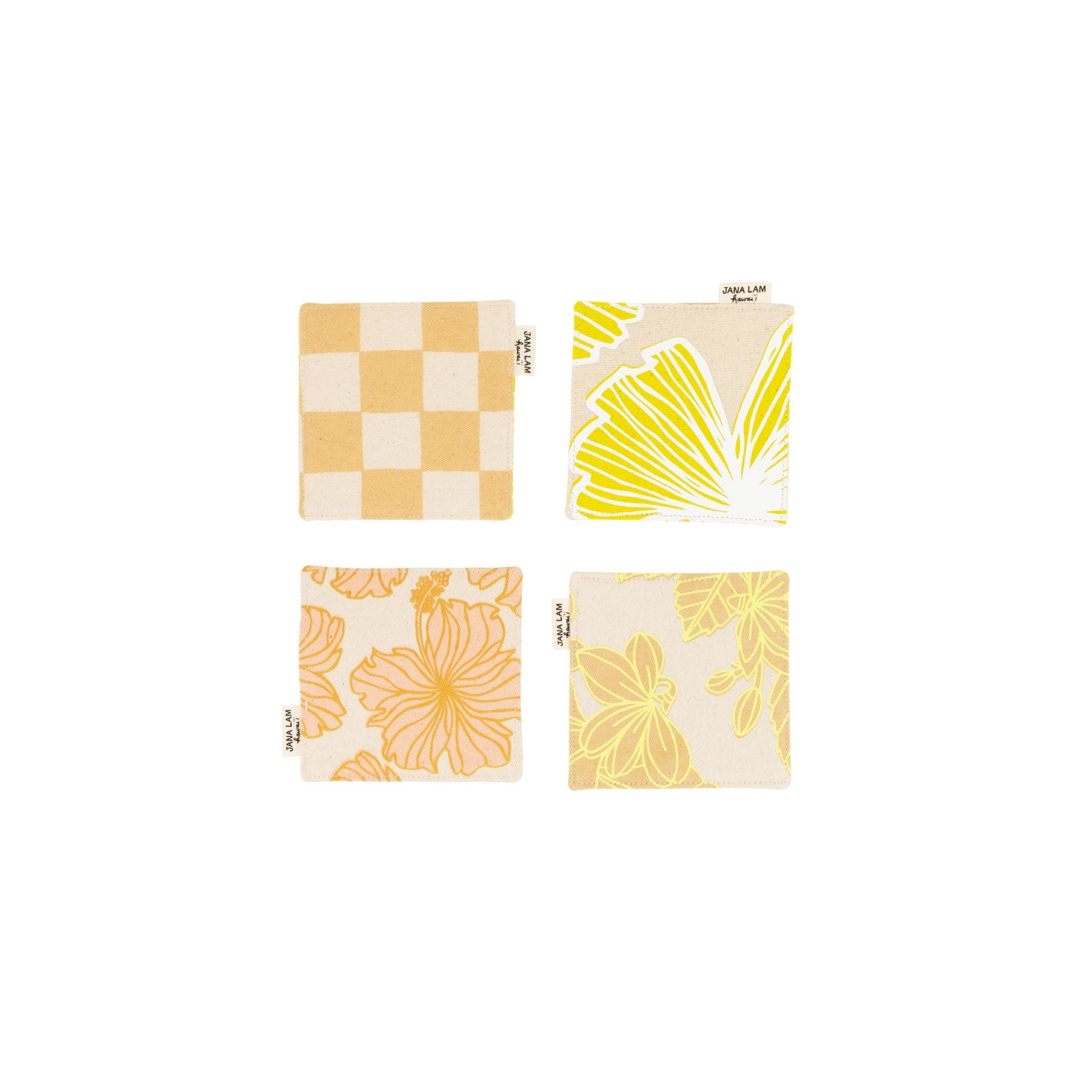 Coaster Set • Neon & Neutral - Jana Lam Hawaii