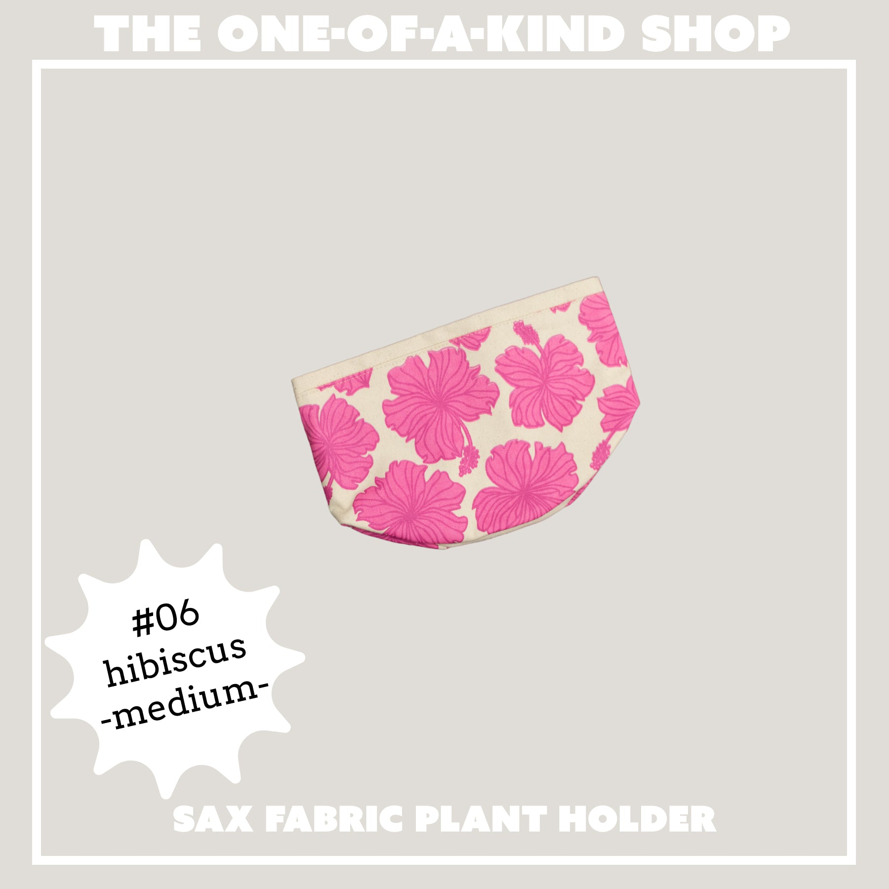 Fabric Sax Plant Holder • The One - of - a - Kind Shop - Jana Lam Hawaii