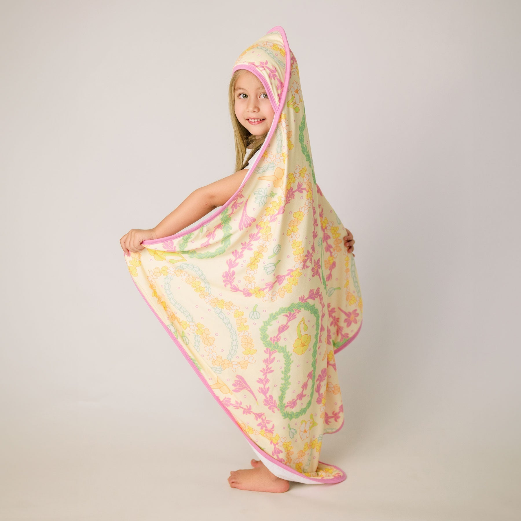 Hooded Towel Set • Lei Day in Sand • Coco Moon + Jana Lam - Jana Lam Hawaii