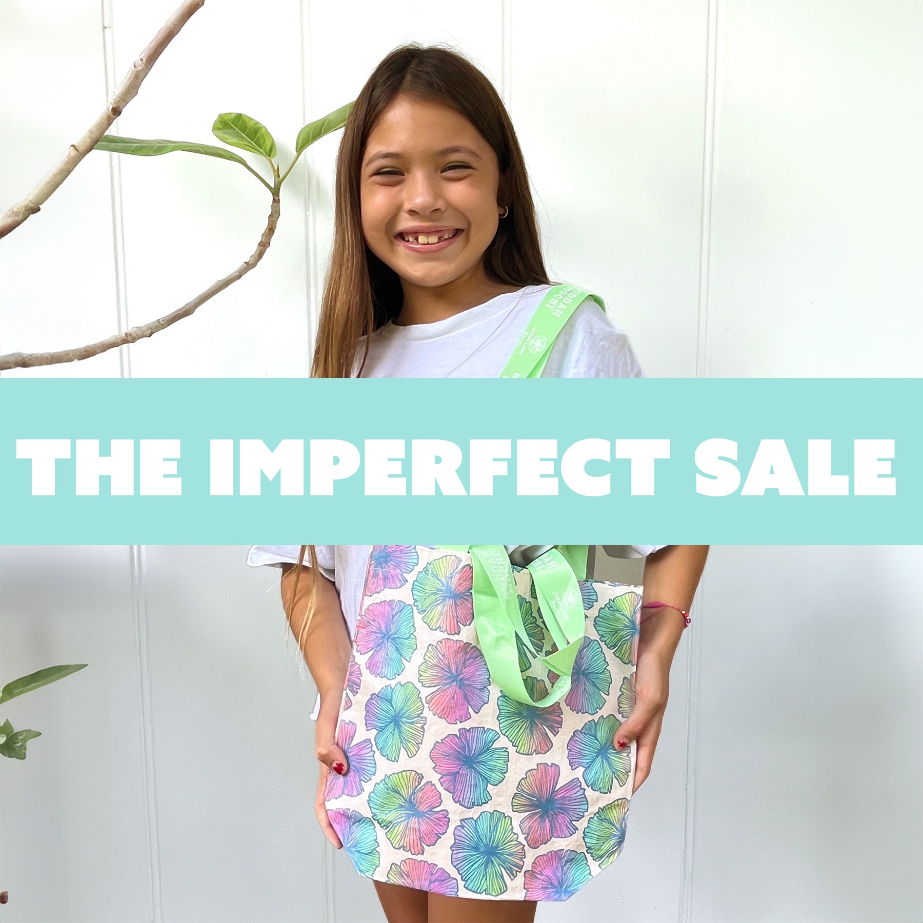 Imperfect • The Manini Tote • Seaflower - Jana Lam Hawaii