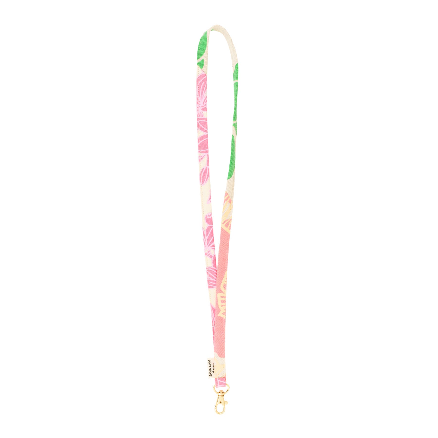 Lanyard • Flamingo Pink and Kelly Green - Jana Lam Hawaii