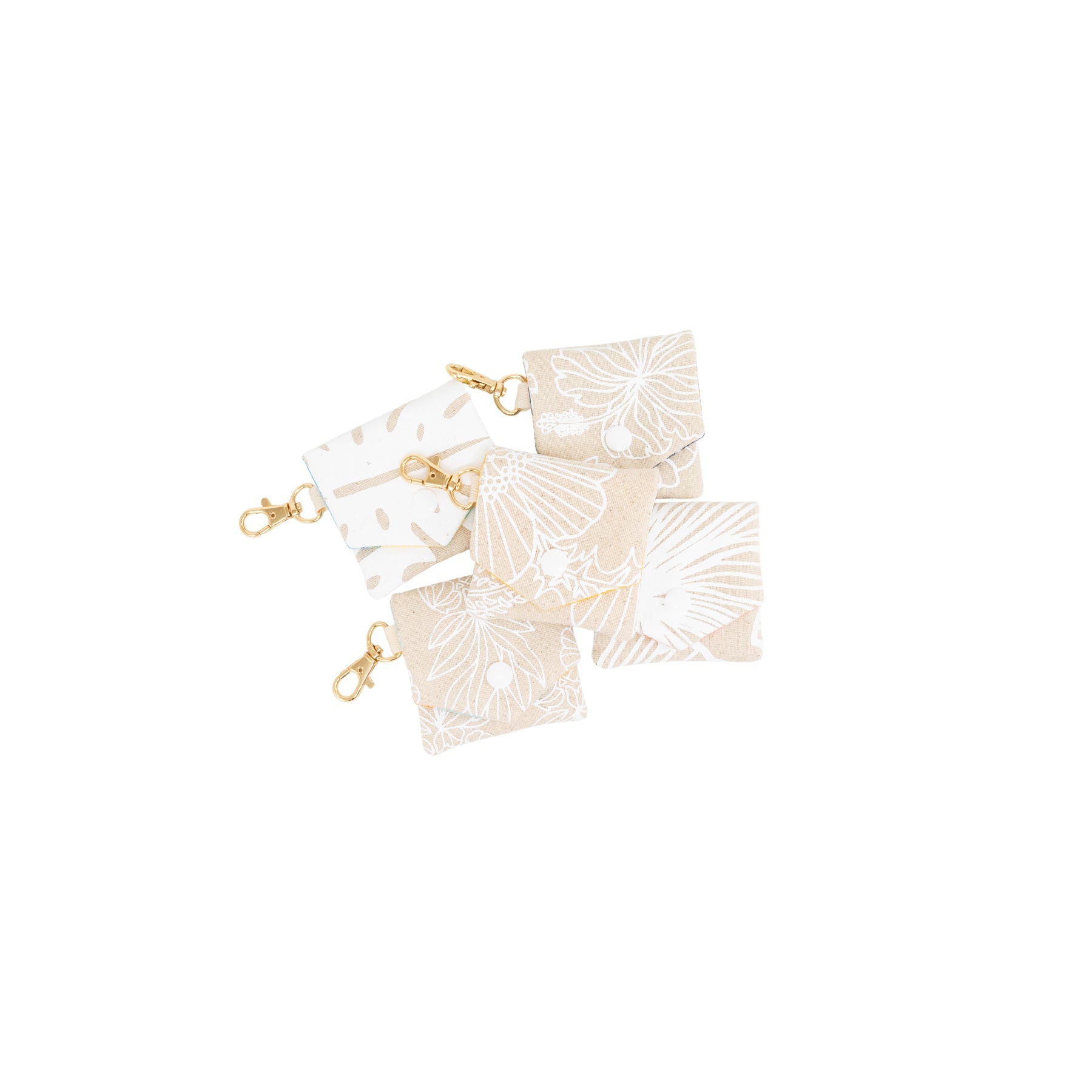 Little Things Pouch Charm • White Collection • Surprise Print - Jana Lam Hawaii