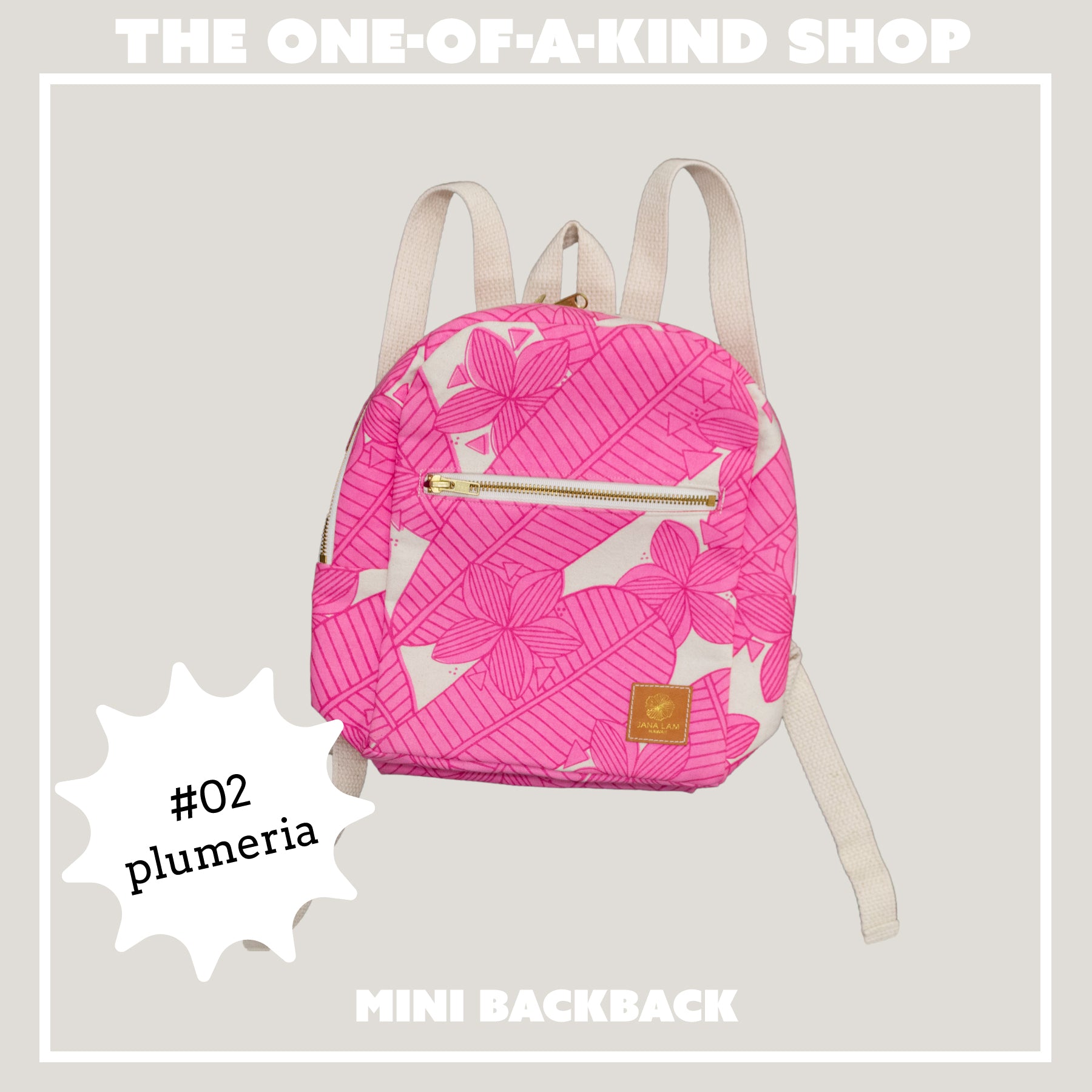 Mini Backpack • The One - Of - A - Kind Shop - Jana Lam Hawaii