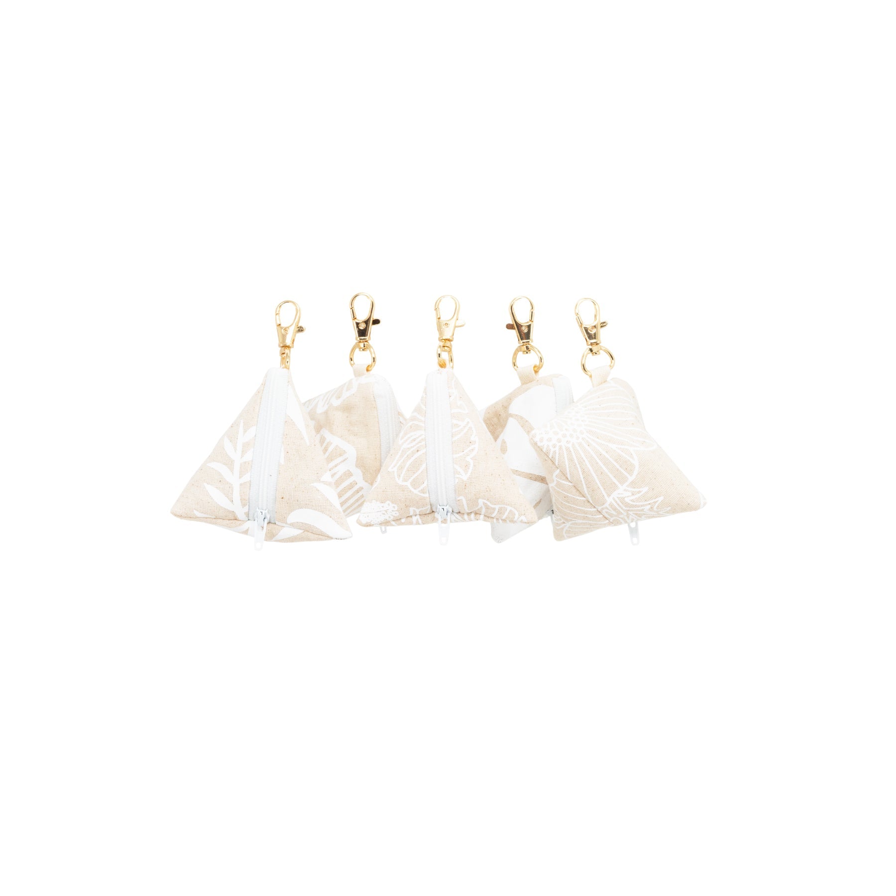 Musubi Pouch Charm • White Collection • Surprise Print - Jana Lam Hawaii