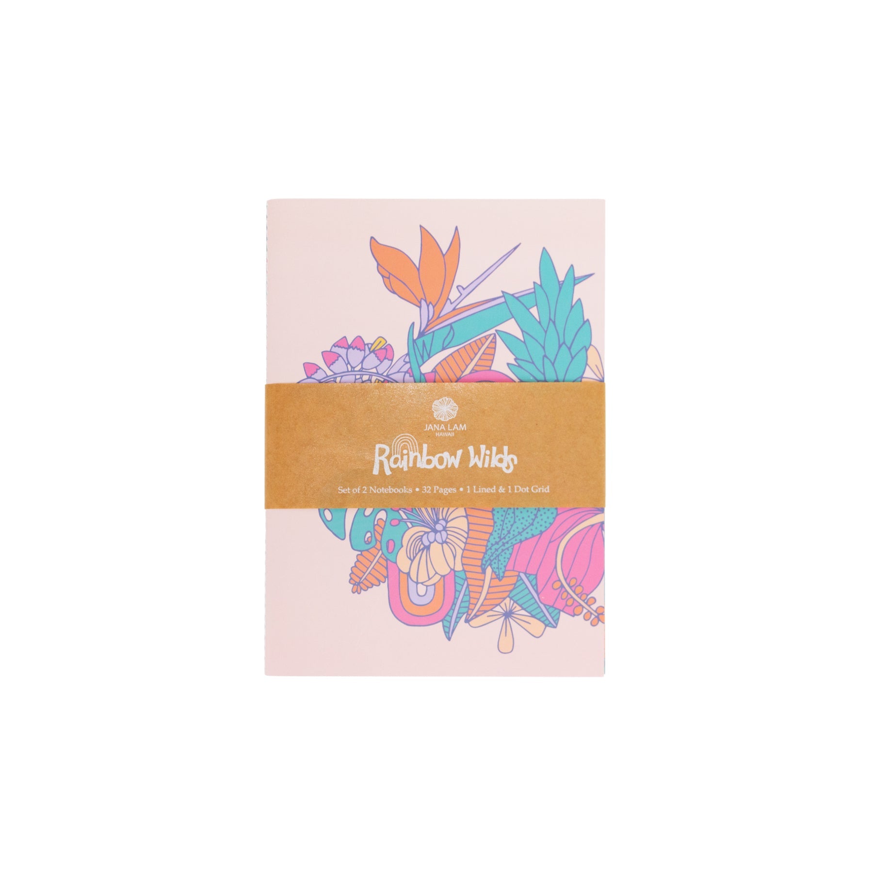 Notebook Set • Rainbow Wilds - Jana Lam Hawaii