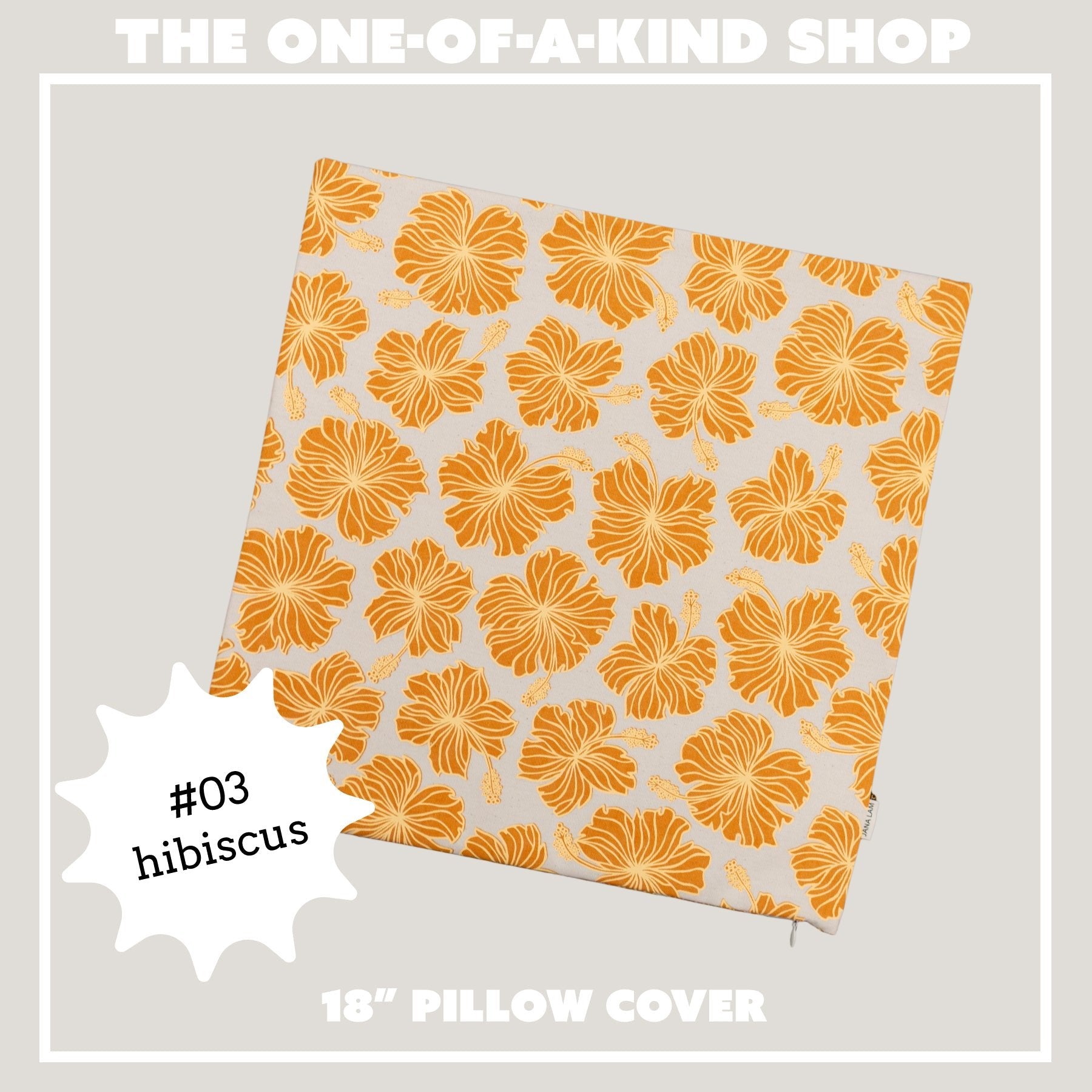 Pillow Cover • The One - Of - A - Kind Shop - Jana Lam Hawaii