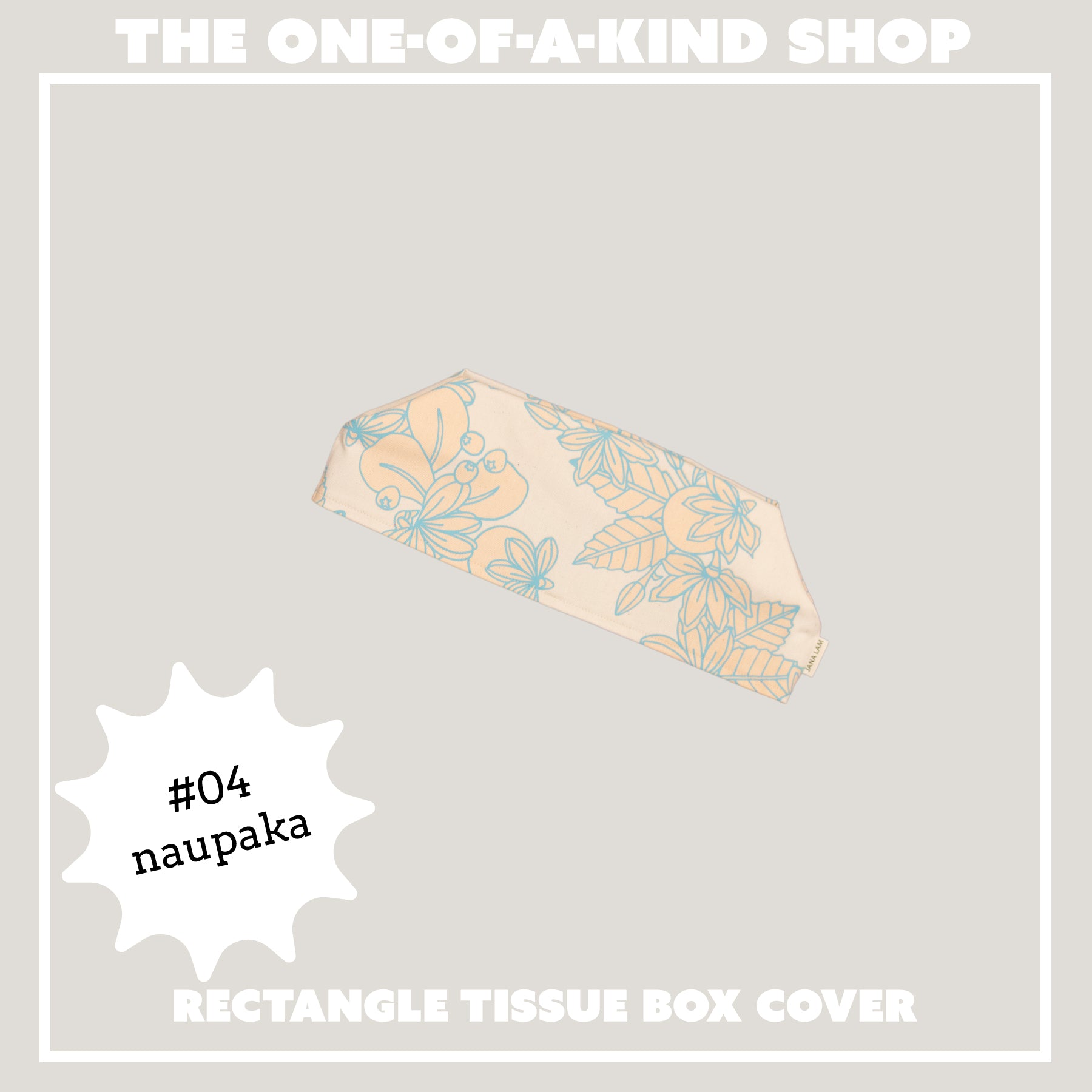 Rectangle Tissue Box Cover • The One - Of - A - Kind Shop - Jana Lam Hawaii