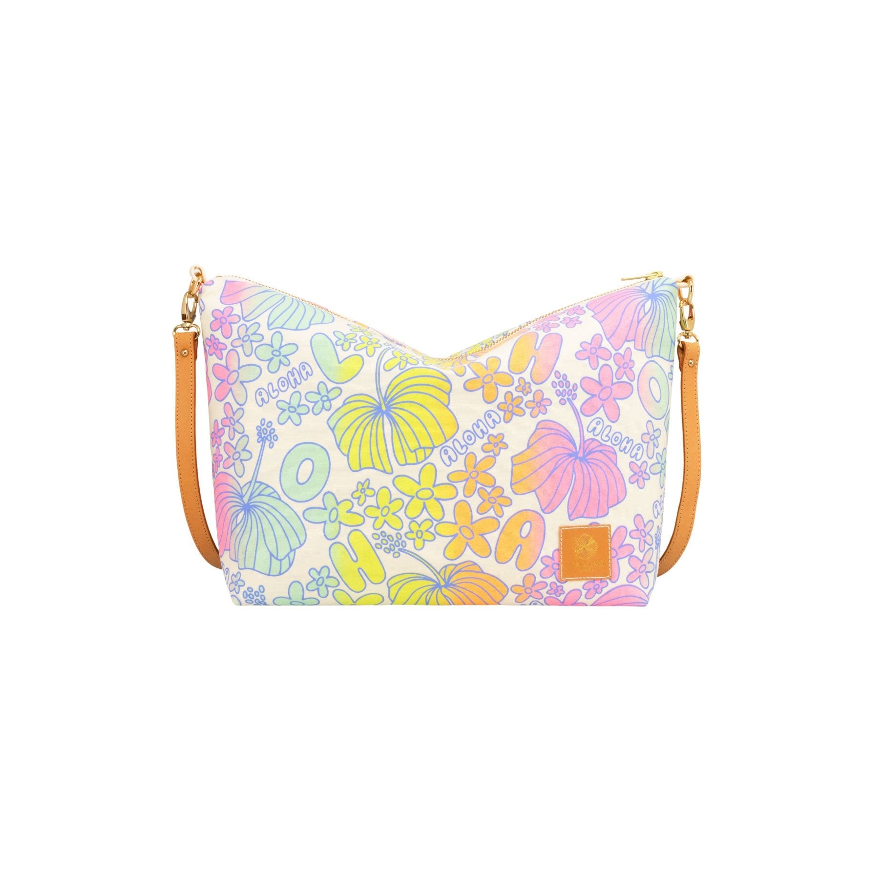 Slouchy Cross Body • Aloha Dee - Lite • Blue over Rainbow Ombre - Jana Lam Hawaii