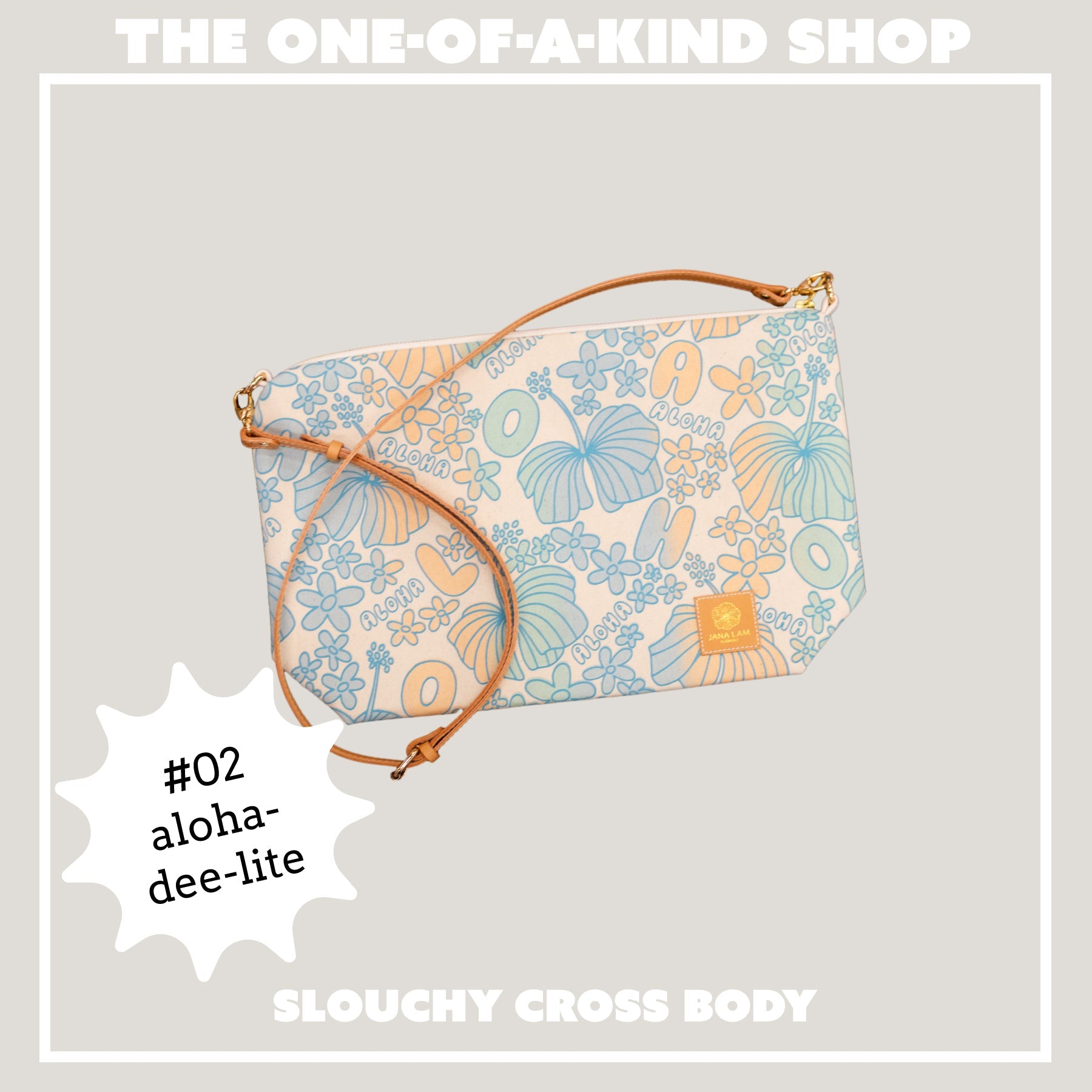 Slouchy Cross Body • The One - Of - A - Kind Shop - Jana Lam Hawaii