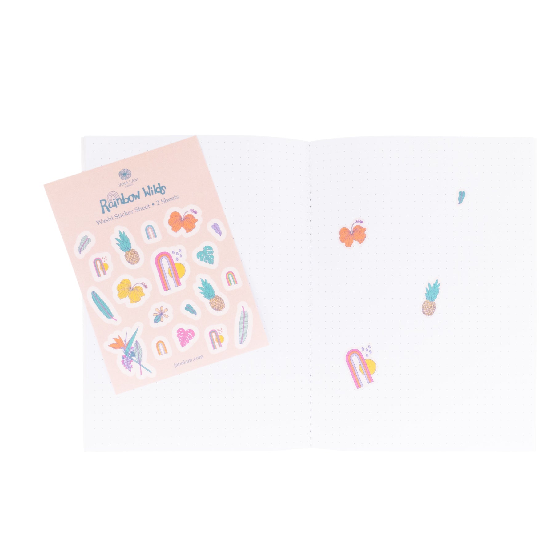 Sticker Sheets • Rainbow Wilds - Jana Lam Hawaii
