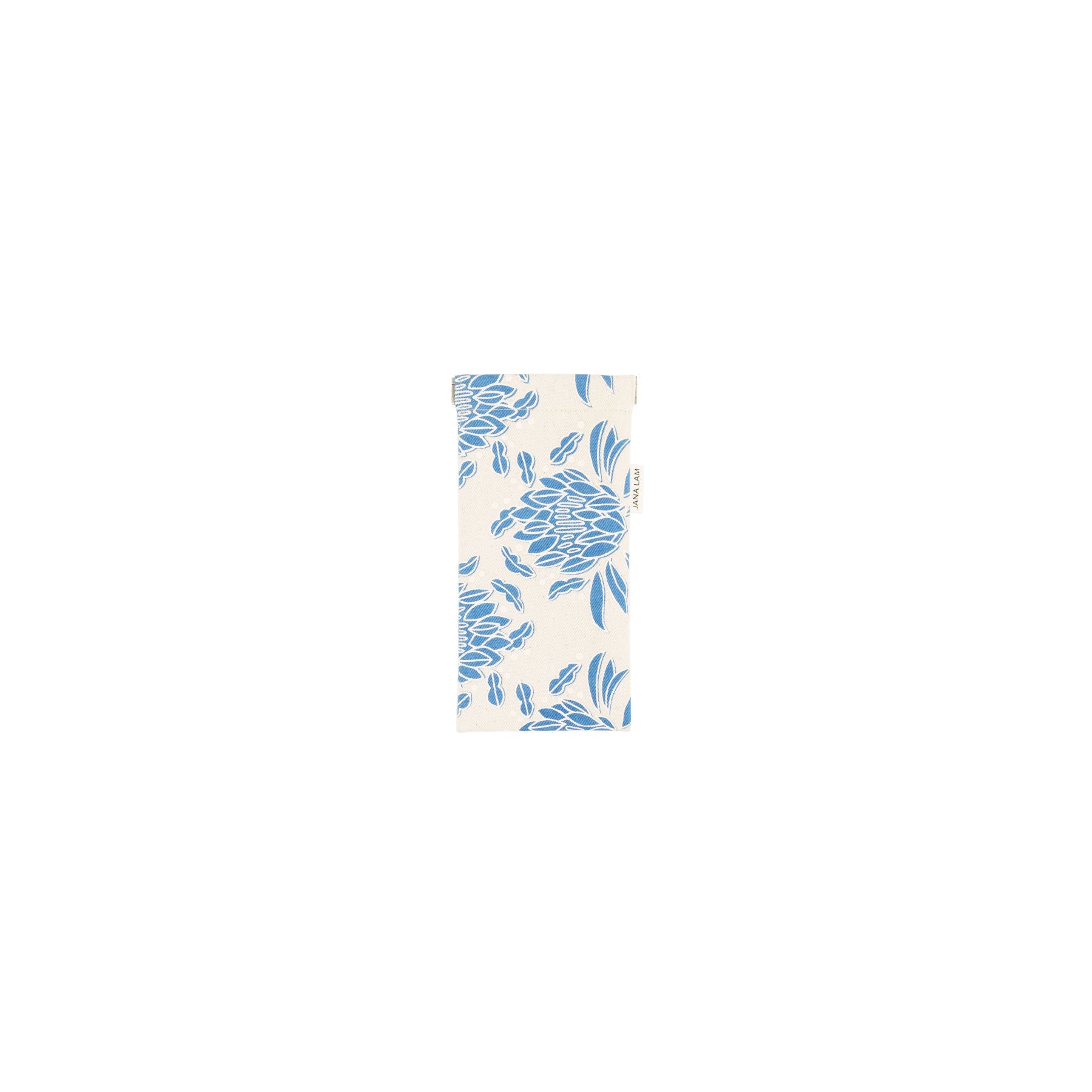 Sunglass Case • Night Blooming Cereus • Sand over Deep Sea Blue - Jana Lam Hawaii