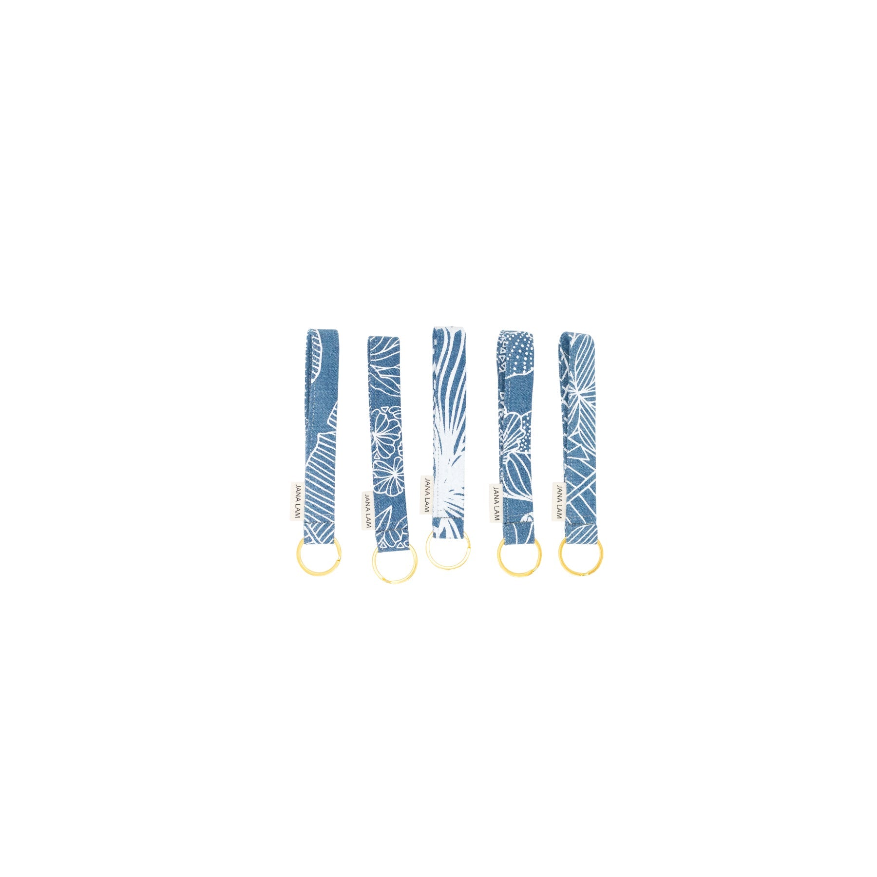 Surprise Print • Large Keychain • Denim Collection - Jana Lam Hawaii