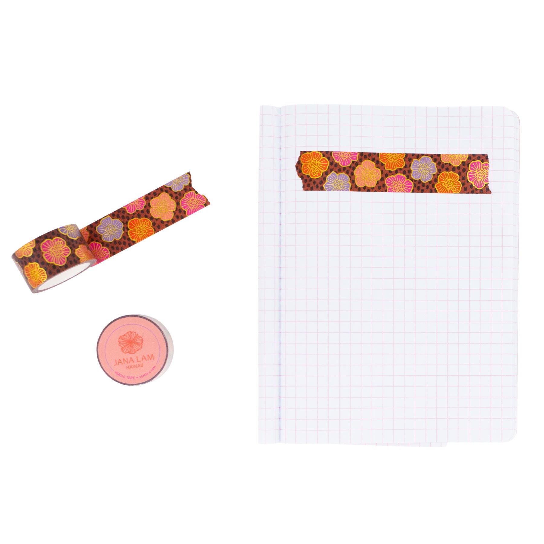 Washi Tape • Gold Foil Hau • Antique - Jana Lam Hawaii