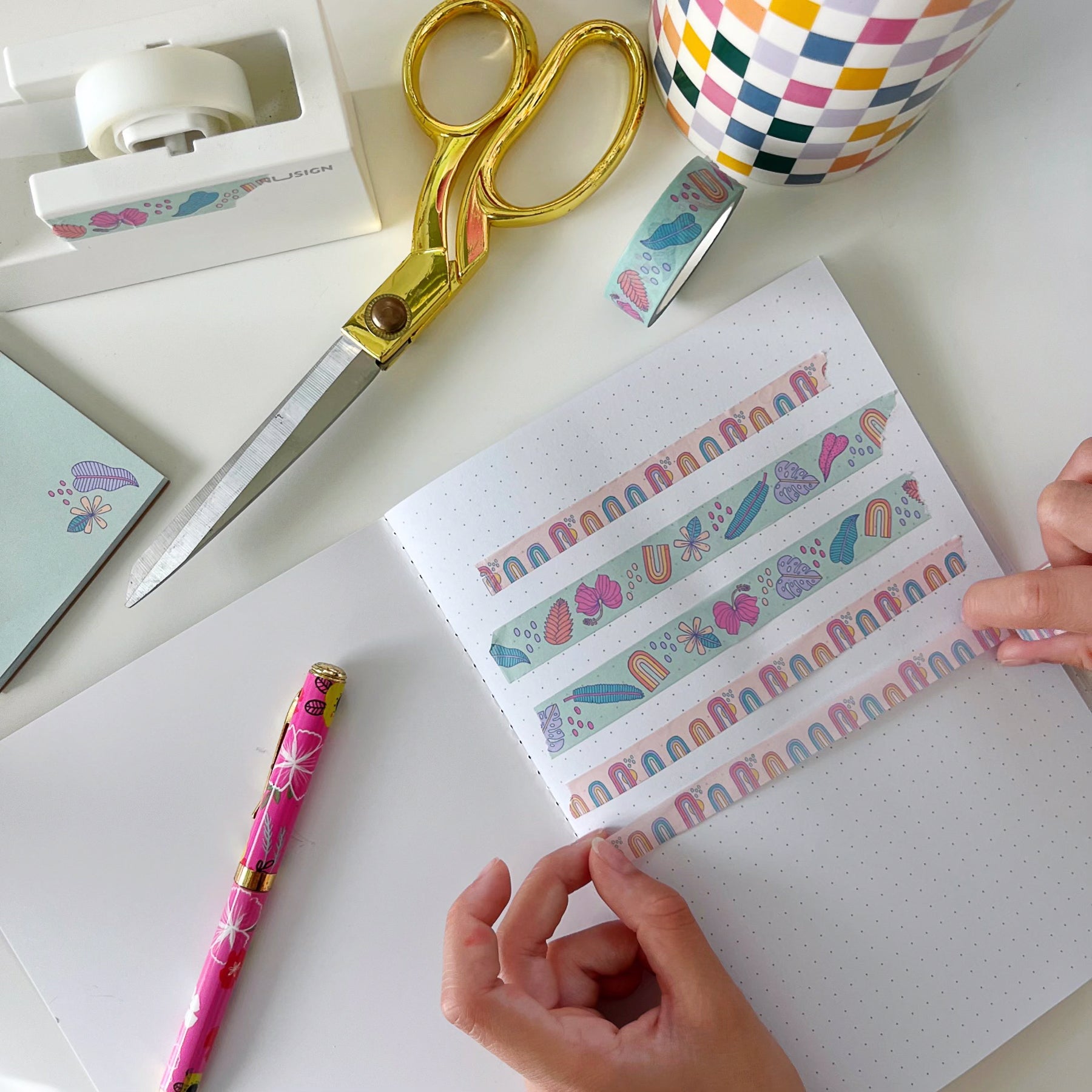 Washi Tape Set • Rainbow Wilds - Jana Lam Hawaii