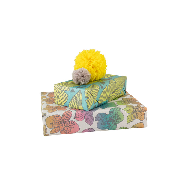 YARUMI 2 Rolls Flower Wrapping Mesh Paper,19 inch × 5 Yards Flower