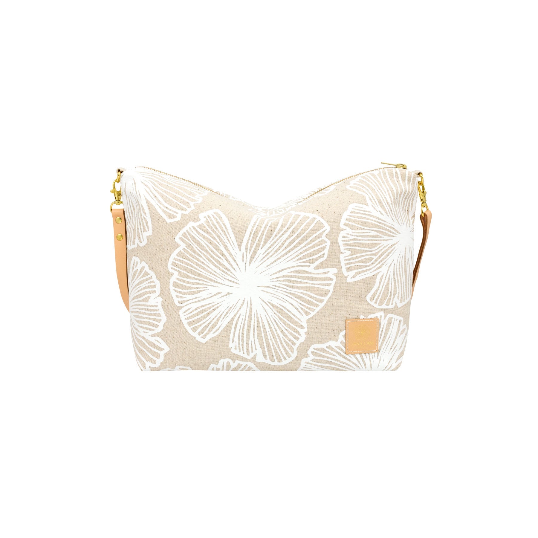 Slouchy Cross Body • Seaflower • White Collection - Jana Lam Hawaii