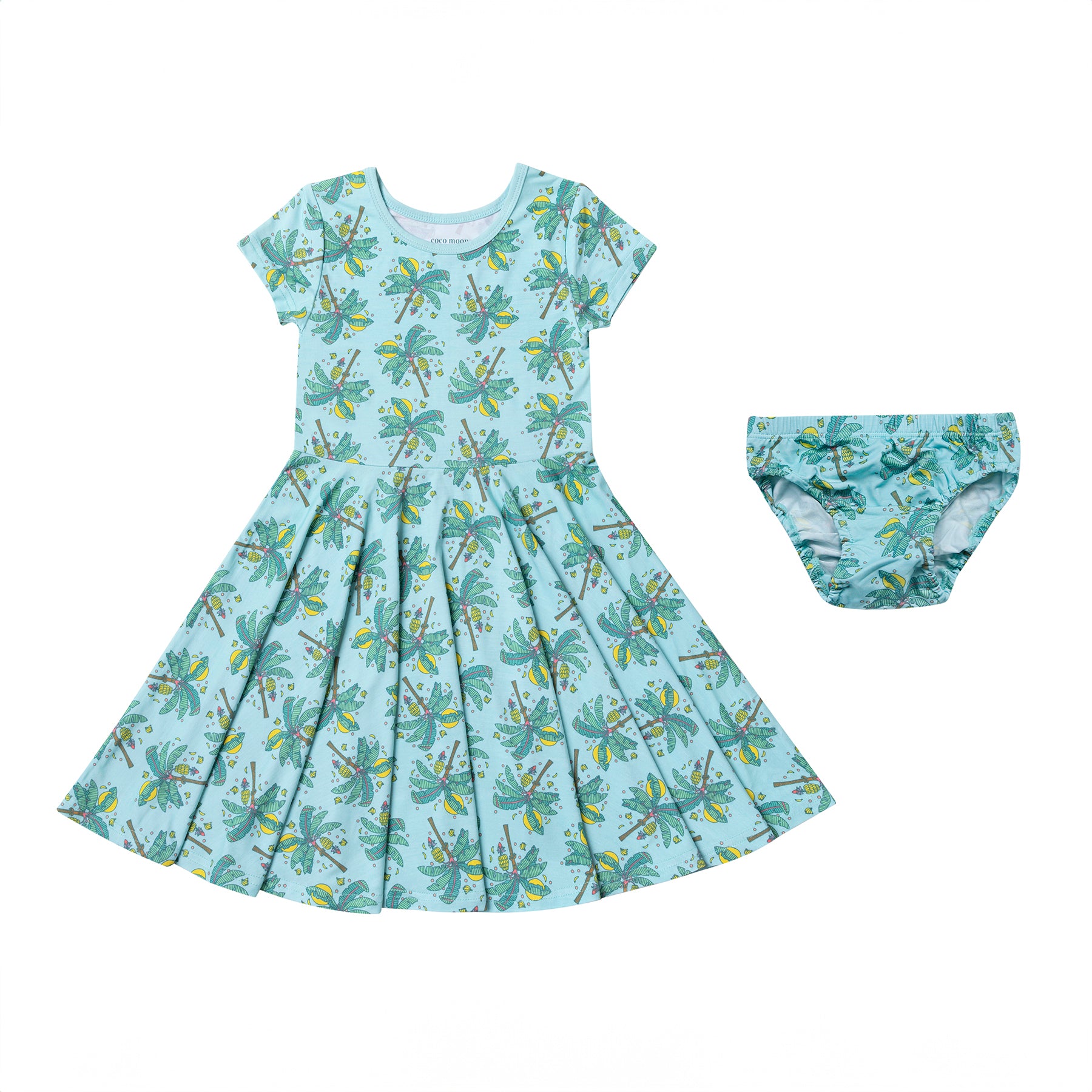 Infant T-shirt Dress + Bloomers • Banana Moon • Coco Moon + Jana Lam