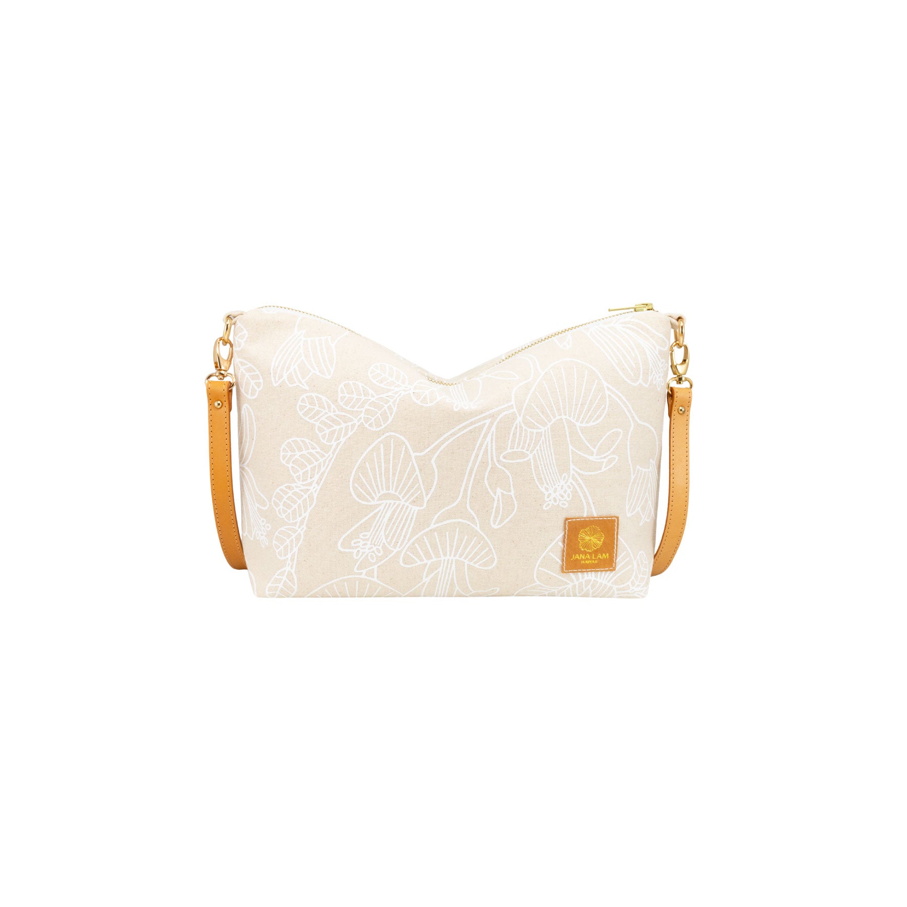 Mini Slouchy Cross Body • Māmane • White Collection