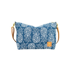 Slouchy Cross Body • Seaflower Pineapple • Denim Collection