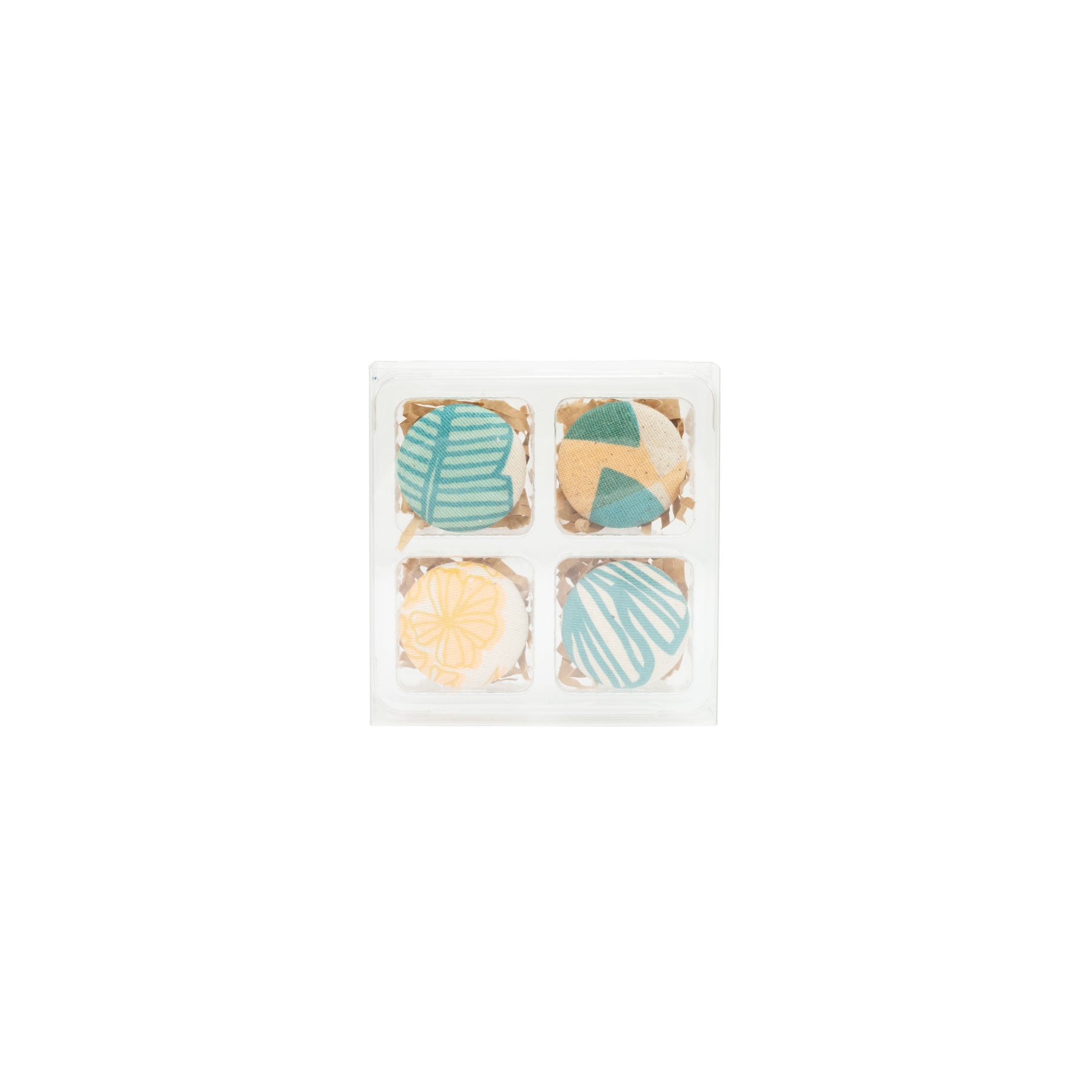 Magnet Set • Teal and Papaya