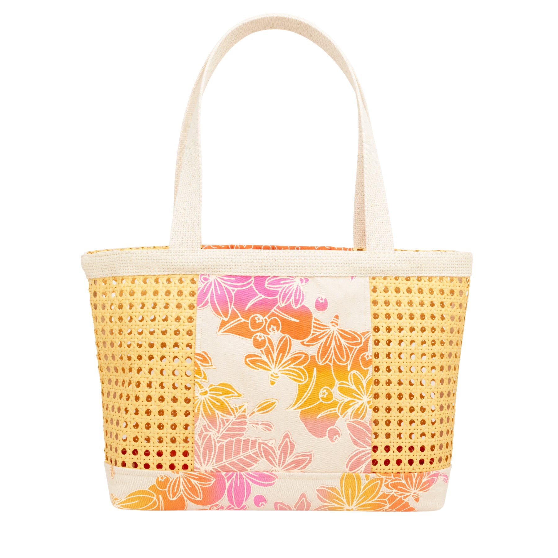 Peekaboo Tote • Naupaka • Pink Spice + Cream