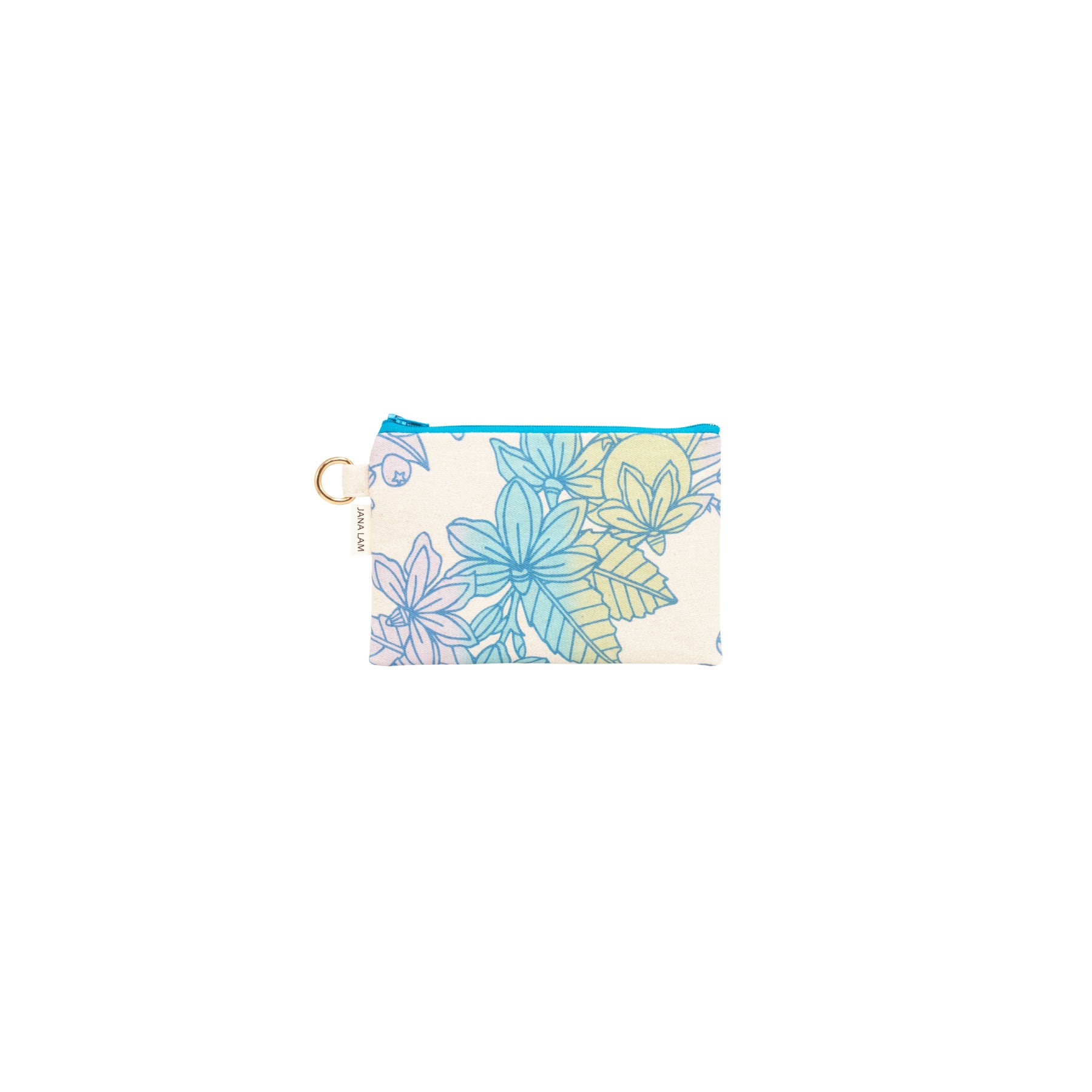 Petite Zipper Clutch • Naupaka • Blue Lagoon