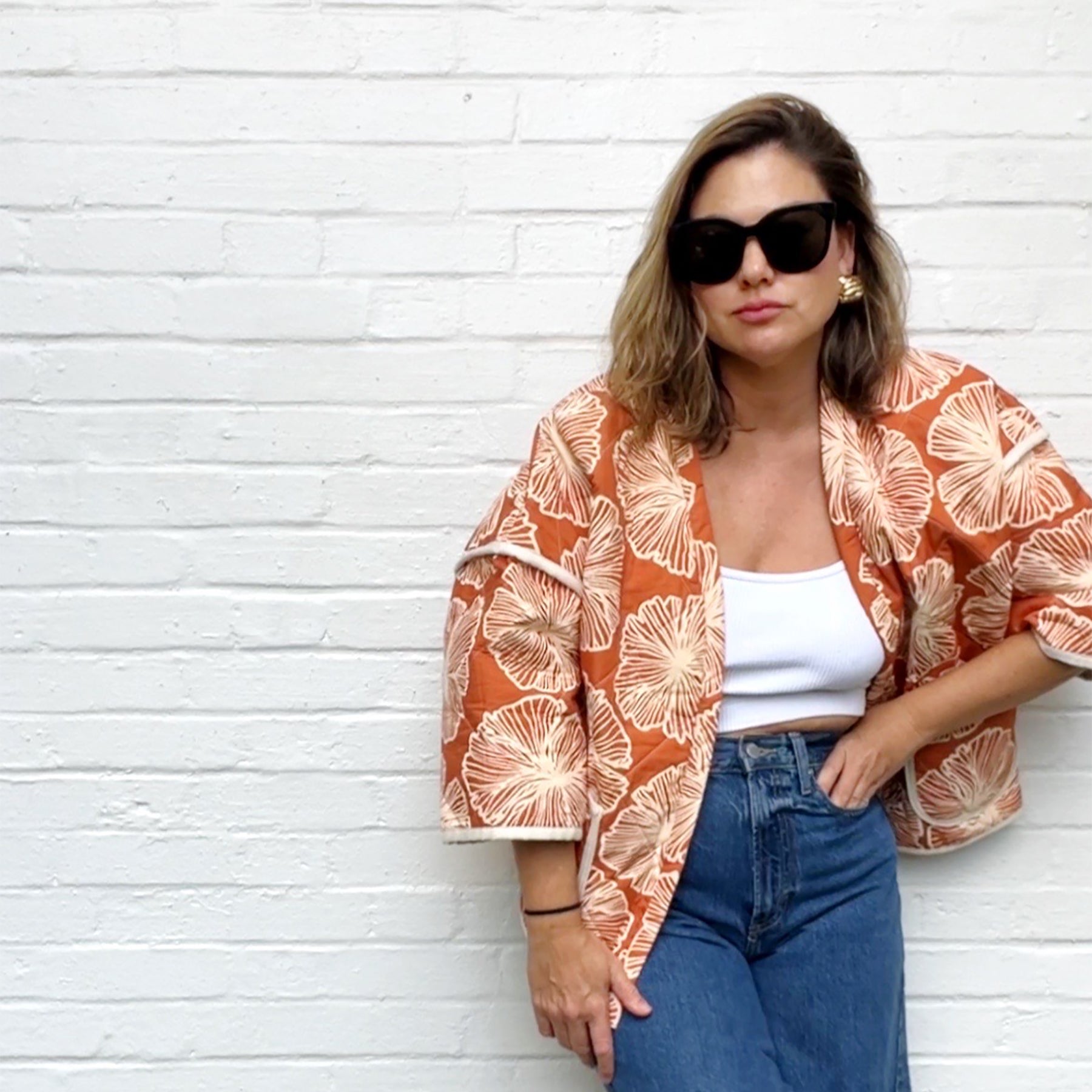 Cool Girl Jacket • Quilted Seaflower