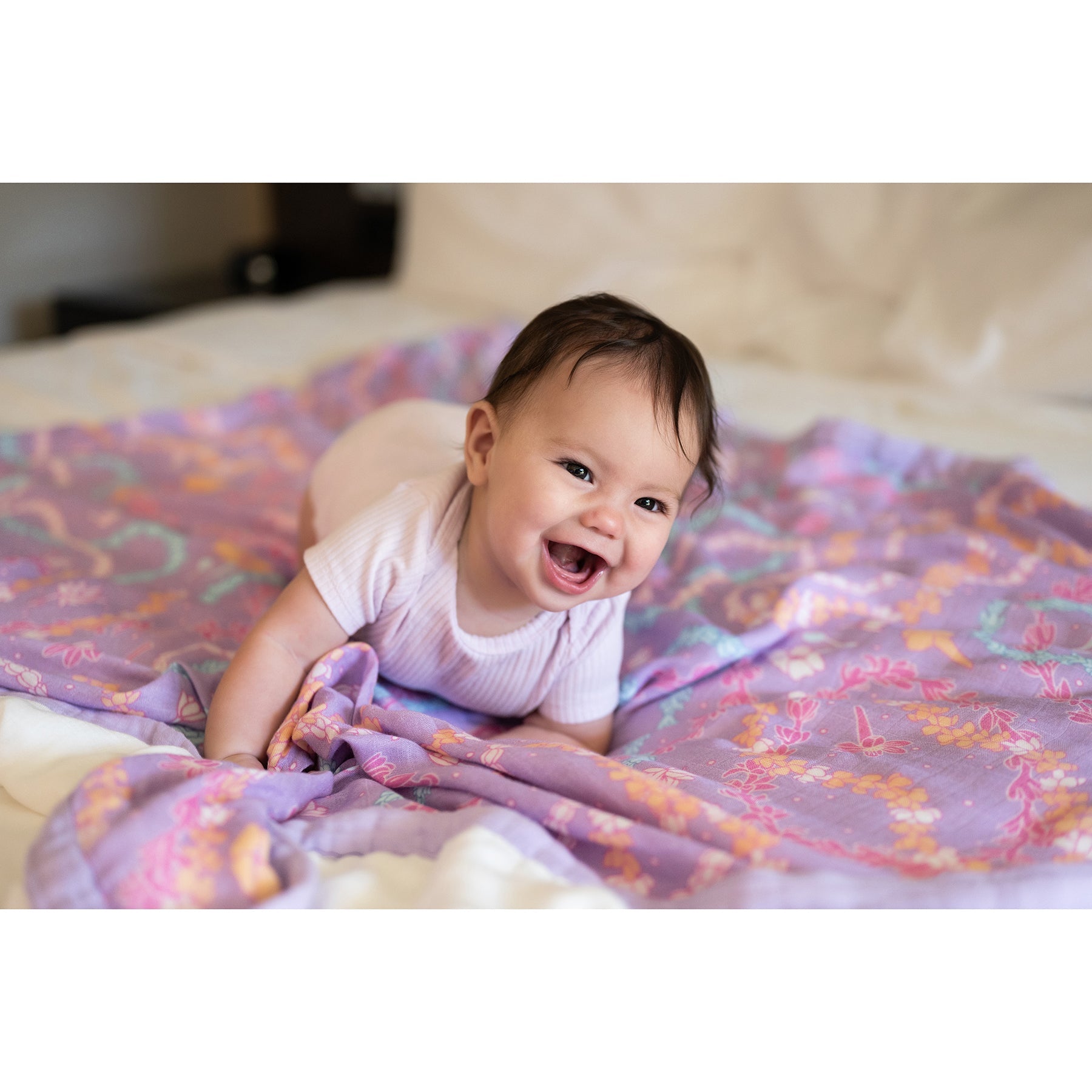 Baby/Toddler Quilt Blanket • Lei Day • Coco Moon + Jana Lam - Jana Lam Hawaii