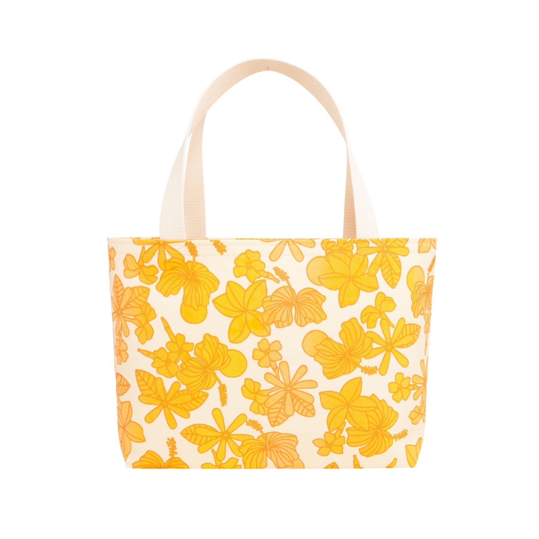 Beach Bag Tote • Honey Girl Blooms • Lilikoi Sunset - Jana Lam Hawaii