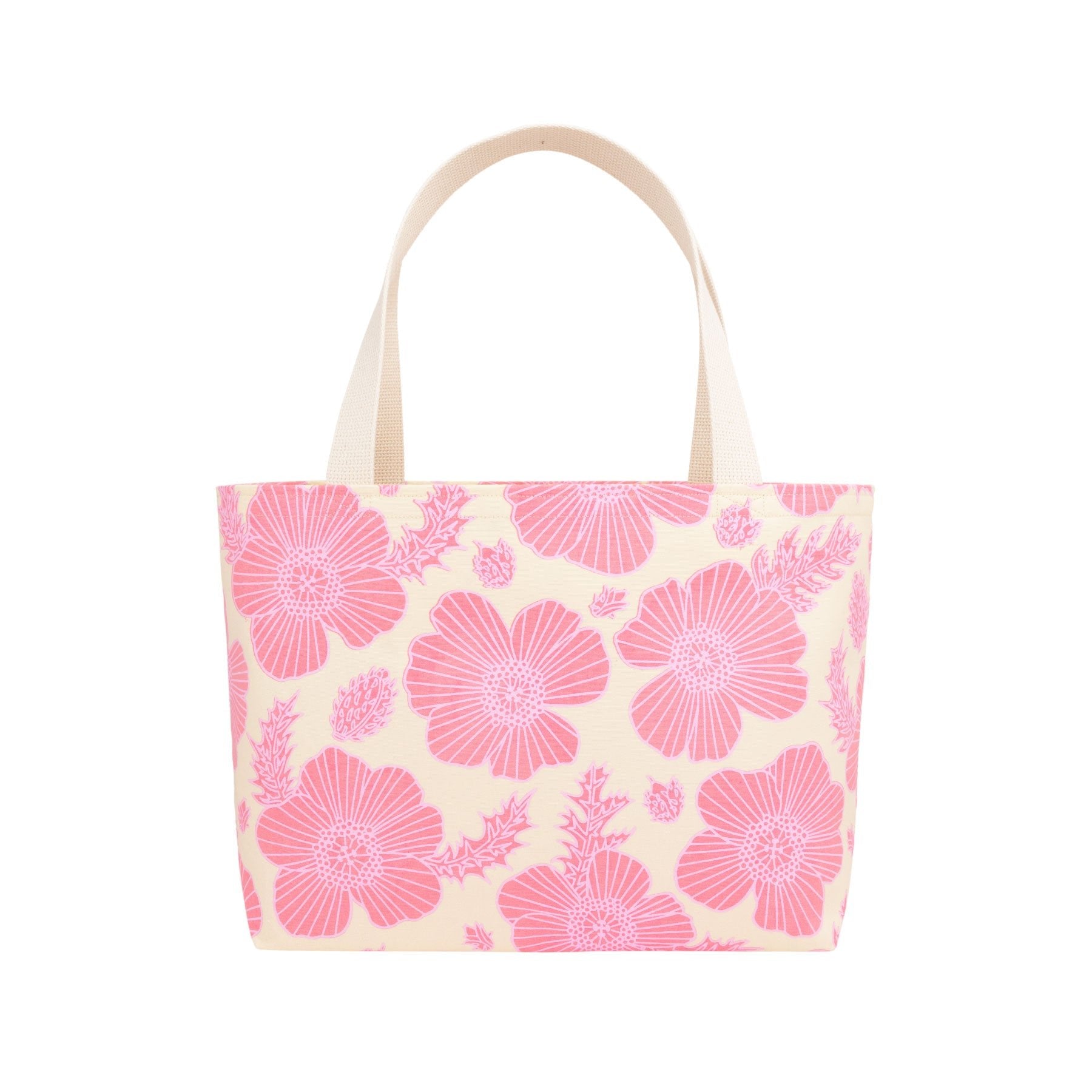 Beach Bag Tote • Pua Kala • Flamingo Pink - Jana Lam Hawaii