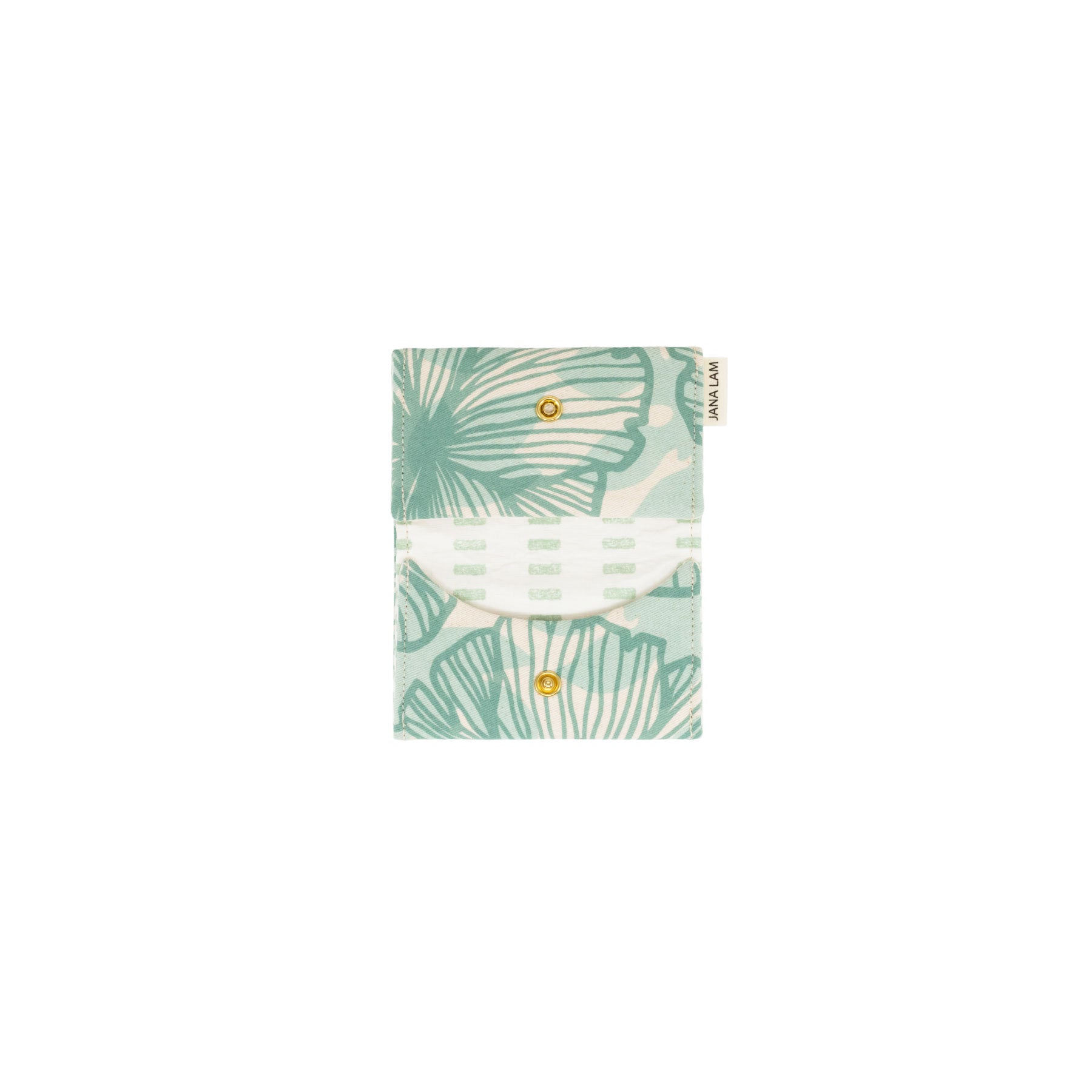 Card Wallet • Seaflower • Sage - Jana Lam Hawaii