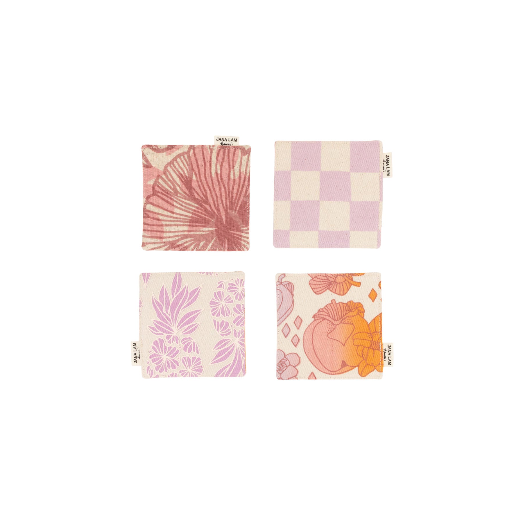 Coaster Set • Autumn Lilac - Jana Lam Hawaii
