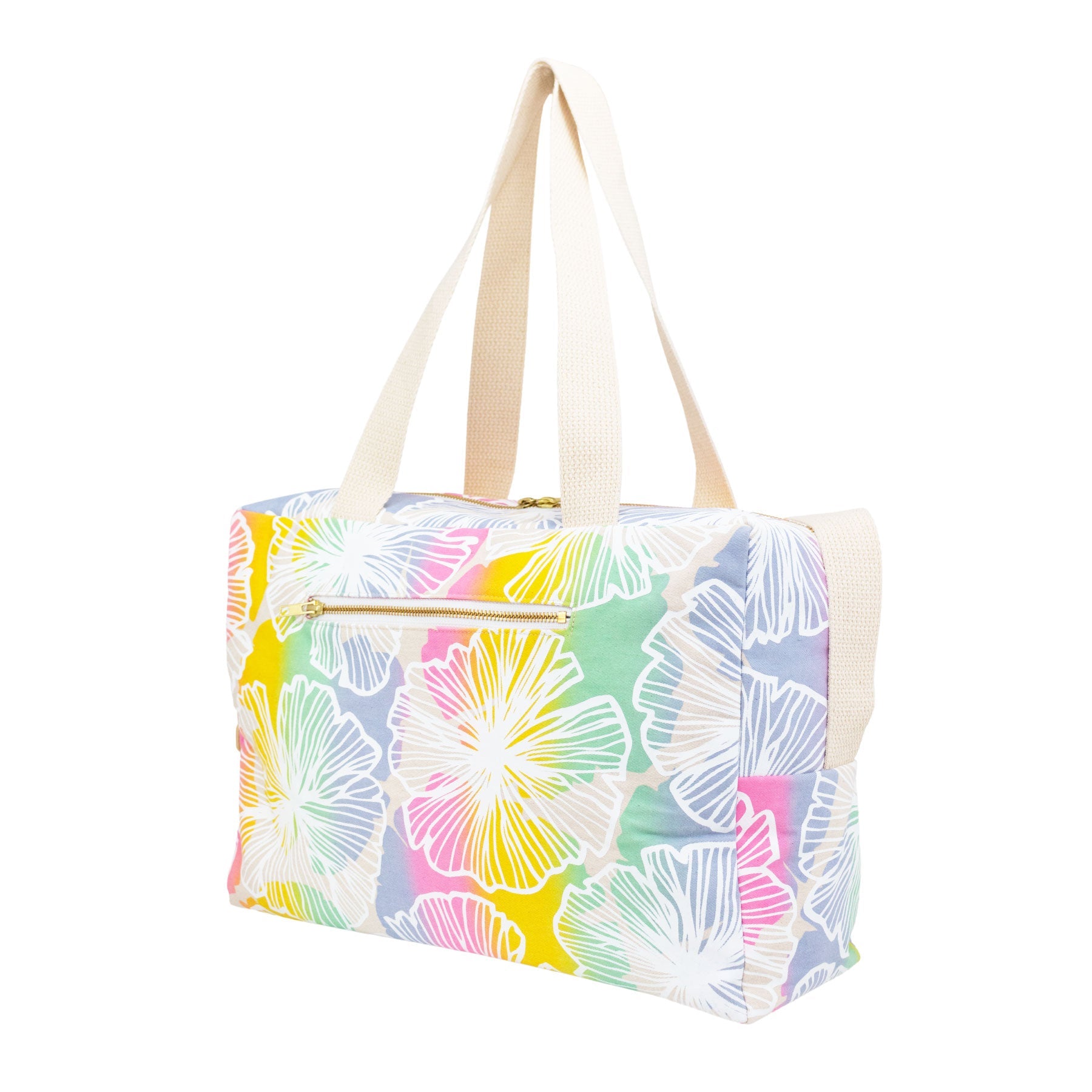 Duffel • Seaflower • White over Offset Rainbow Ombre - Jana Lam Hawaii