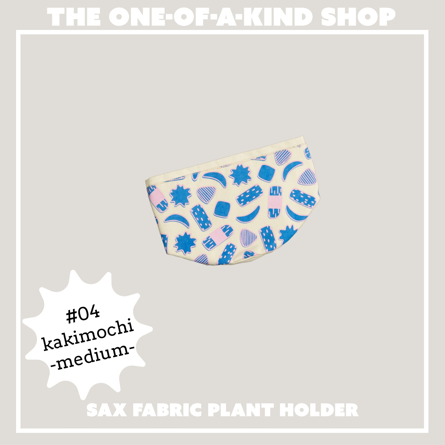 Fabric Sax Plant Holder • The One - of - a - Kind Shop - Jana Lam Hawaii