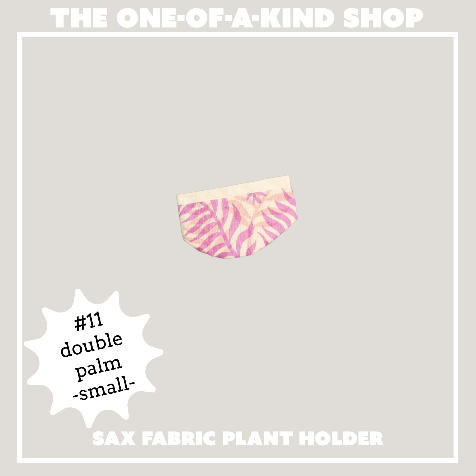 Fabric Sax Plant Holder • The One - of - a - Kind Shop - Jana Lam Hawaii