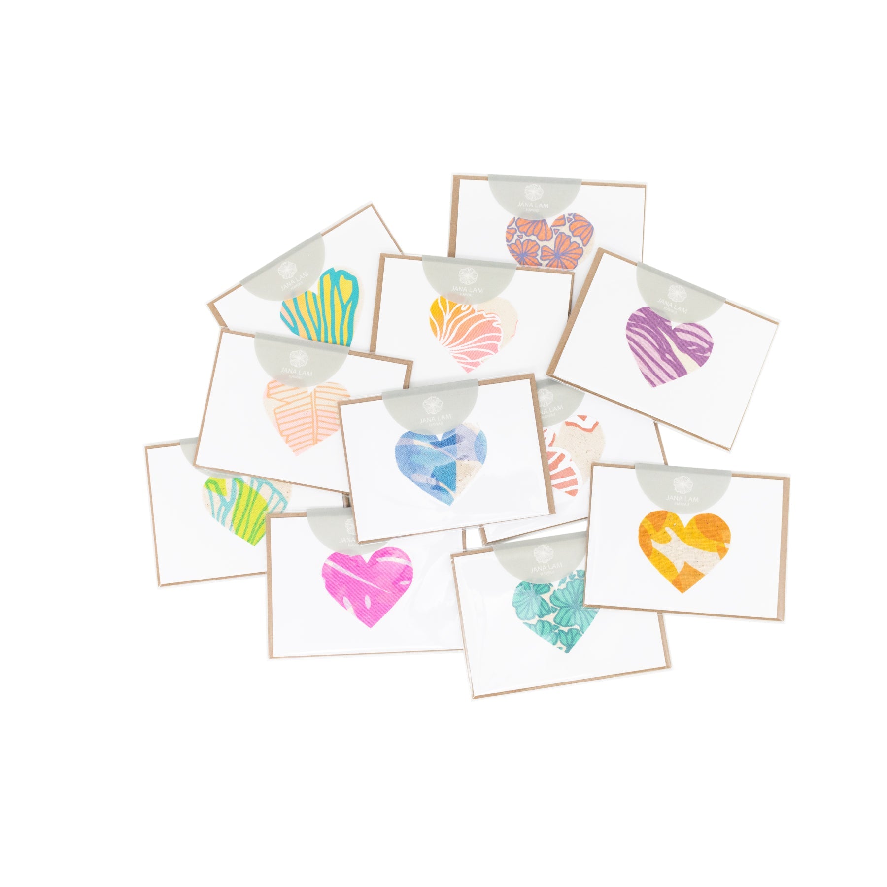 Heart Cards • Surprise Print - Jana Lam Hawaii