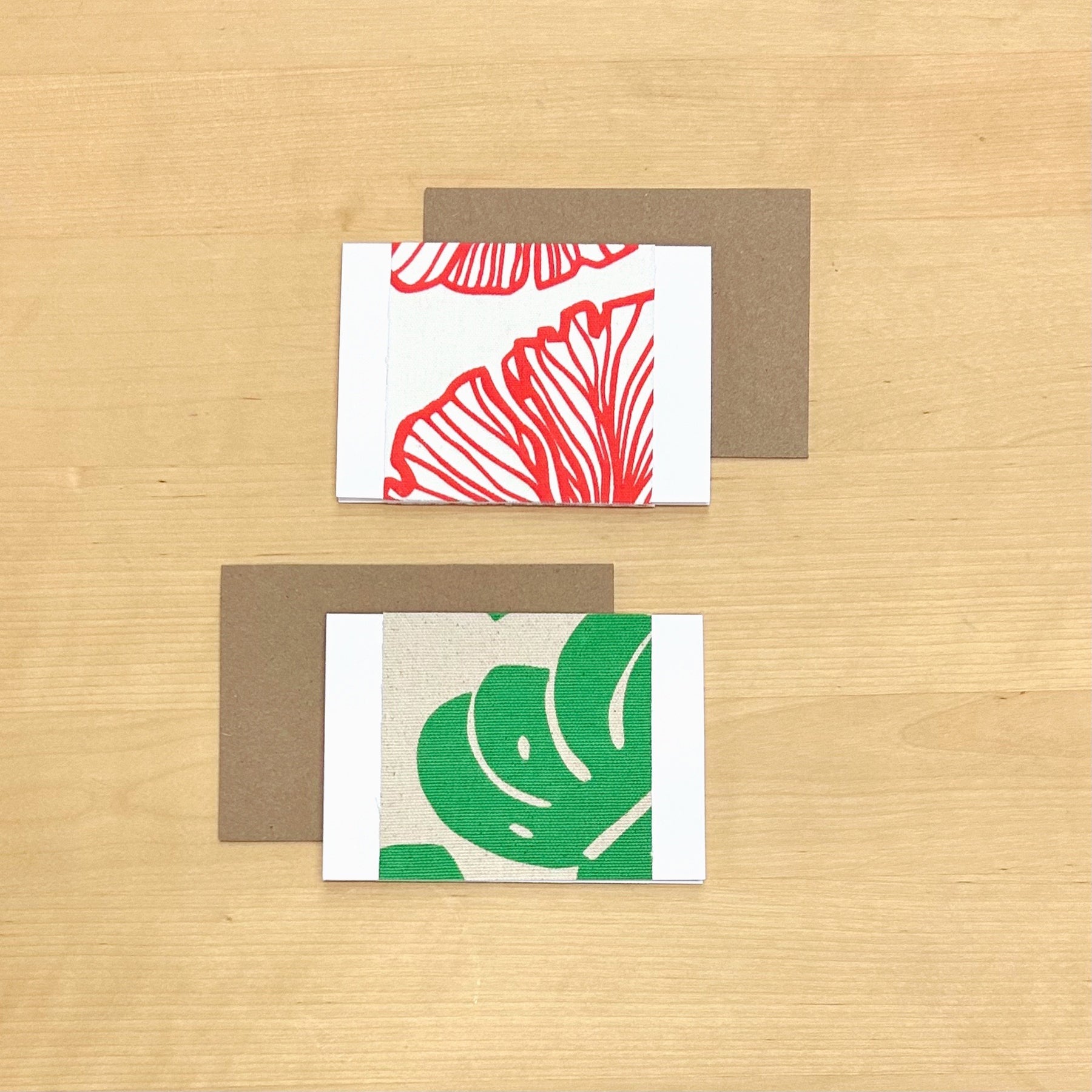 Holiday Note Card • Red and Green Prints - Jana Lam Hawaii