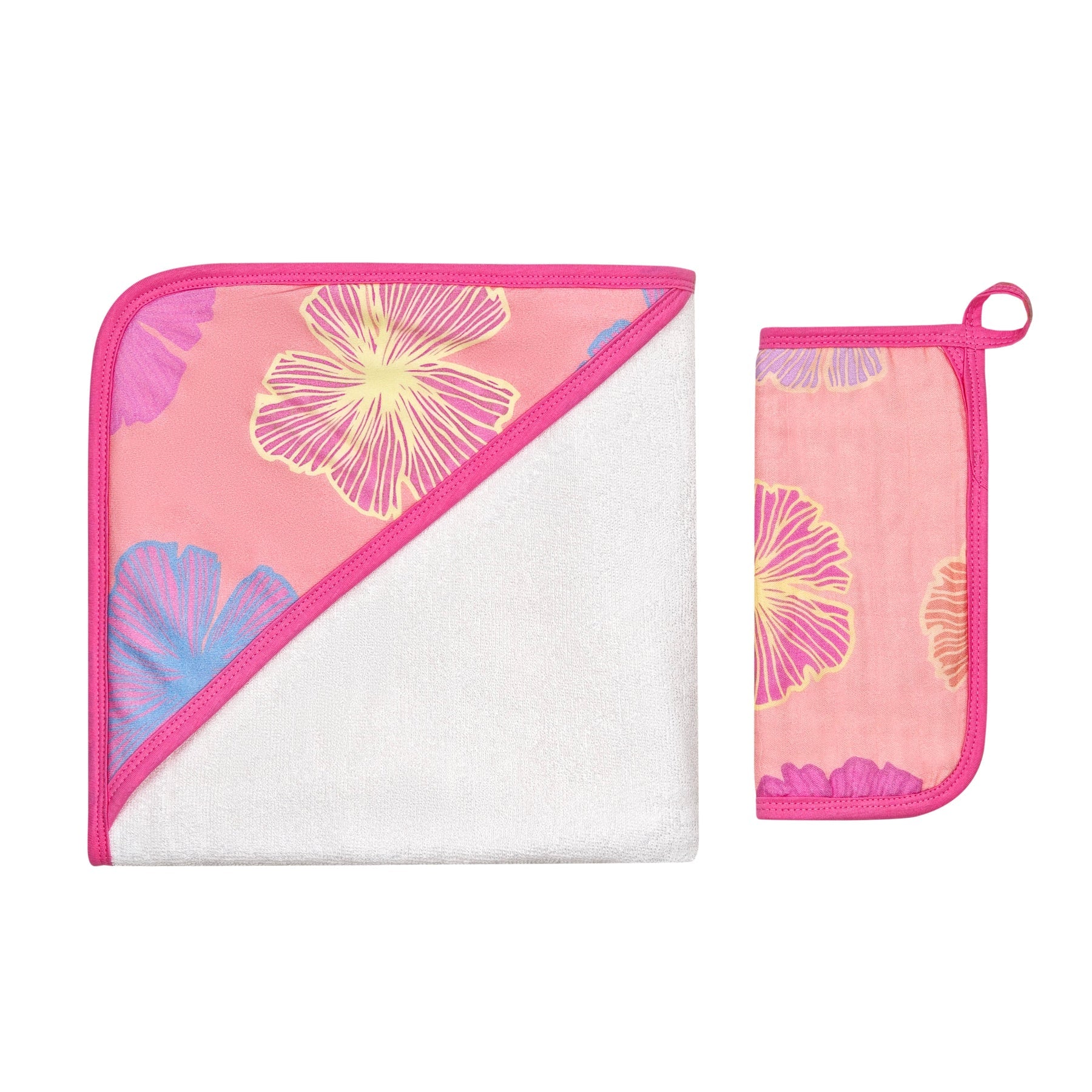 Hooded Towel Set • Seaflower • Coco Moon + Jana Lam - Jana Lam Hawaii