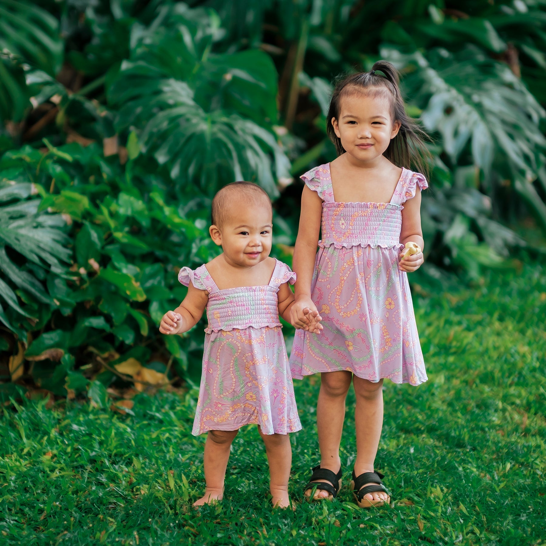 Infant Smocked Dress + Bloomers • Lei Day • Coco Moon + Jana Lam - Jana Lam Hawaii