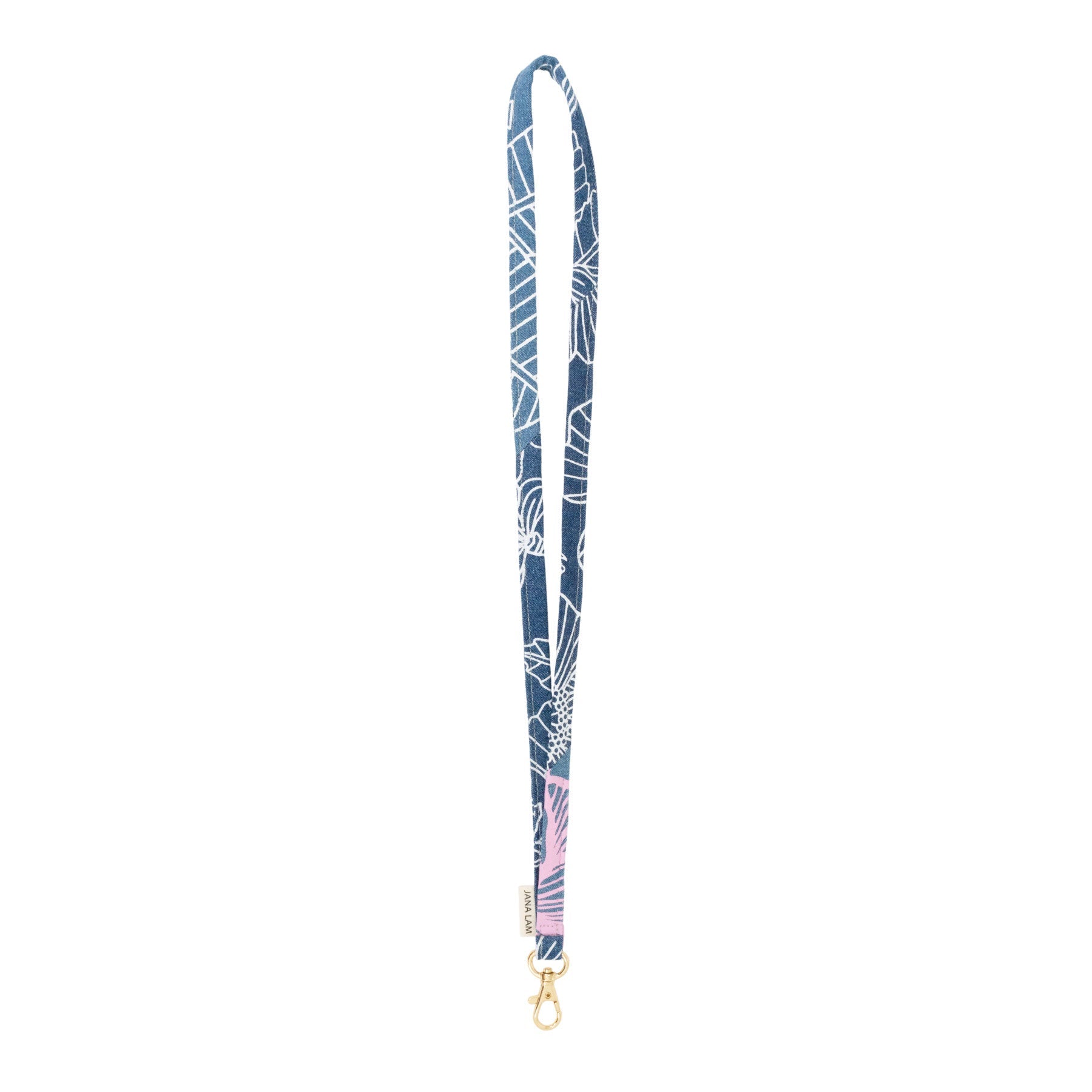 Lanyard • Pop of Pink • Denim Collection - Jana Lam Hawaii