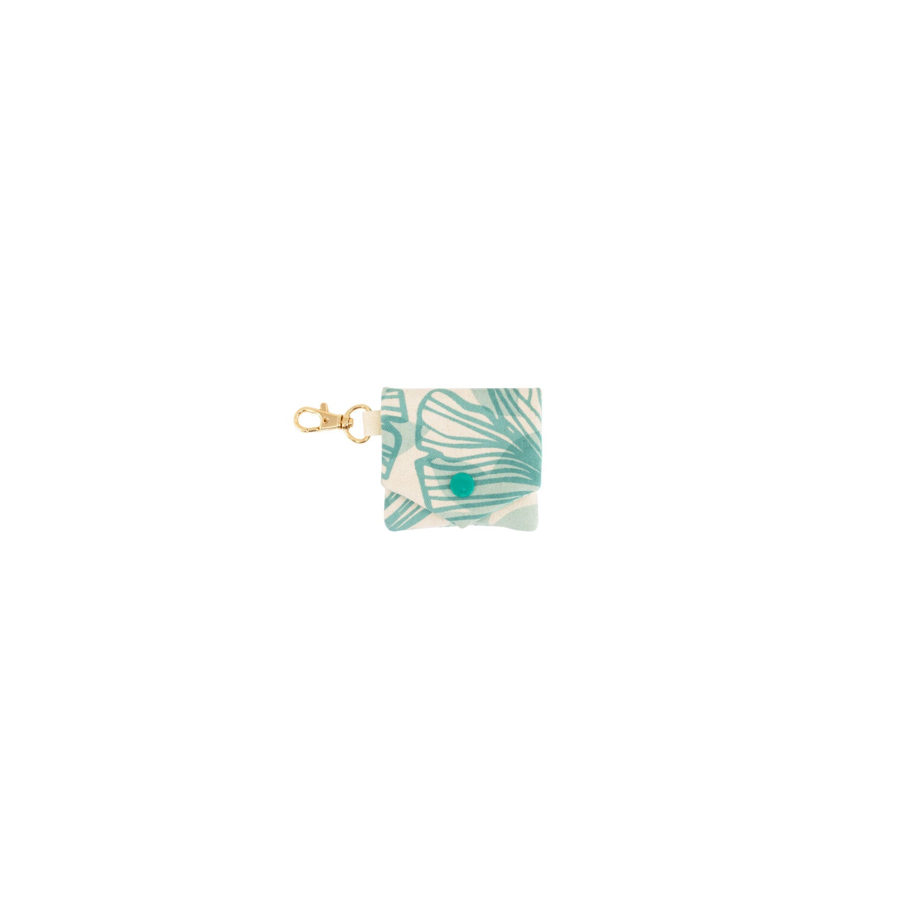 Little Things Pouch Charm • Seaflower • Turquoise over Mint - Jana Lam Hawaii