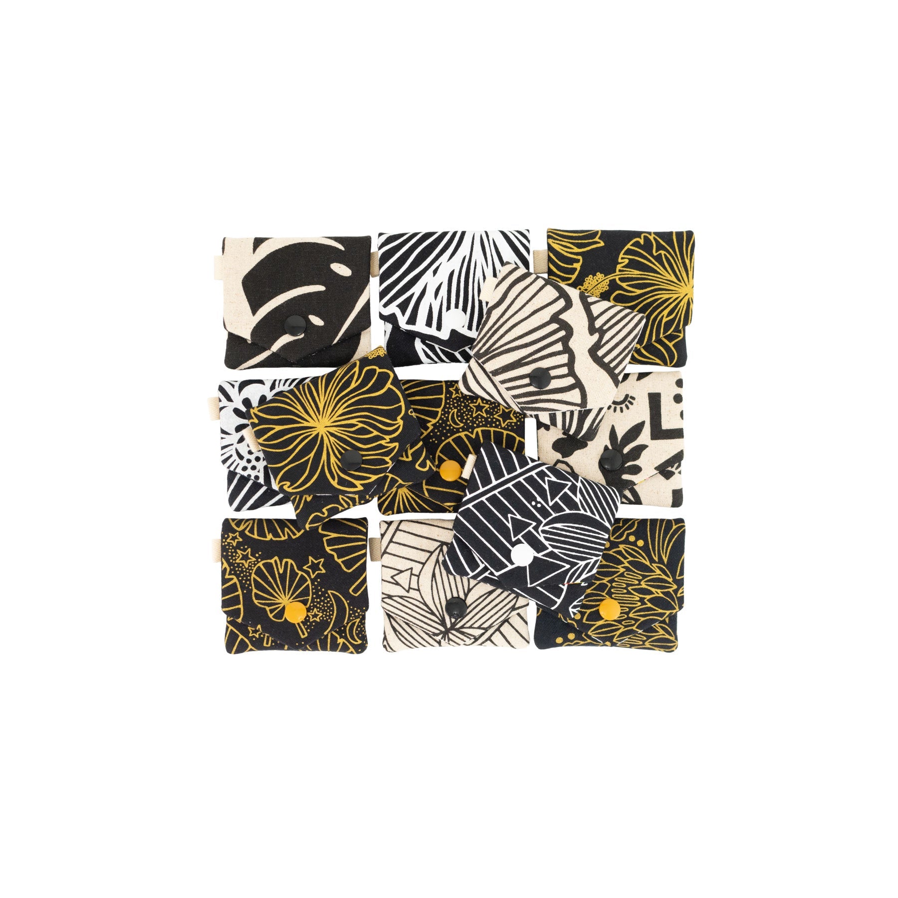 Little Things Pouch • Surprise Print • Black Collection - Jana Lam Hawaii