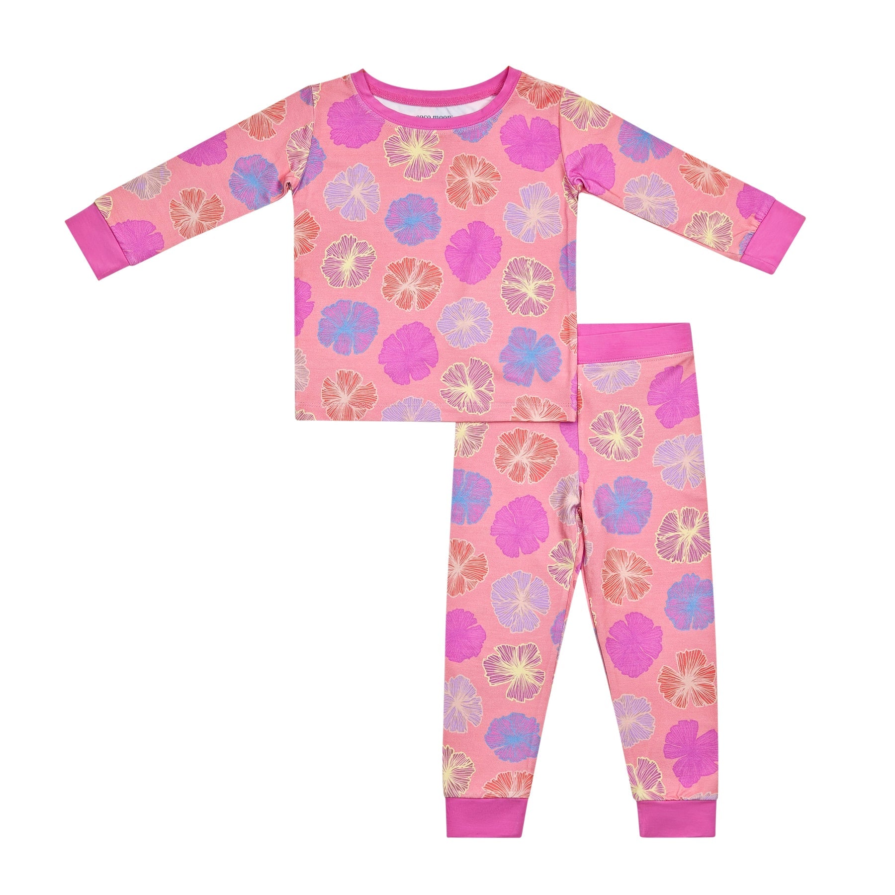 Long Pajama Set • Seaflower • Coco Moon + Jana Lam - Jana Lam Hawaii
