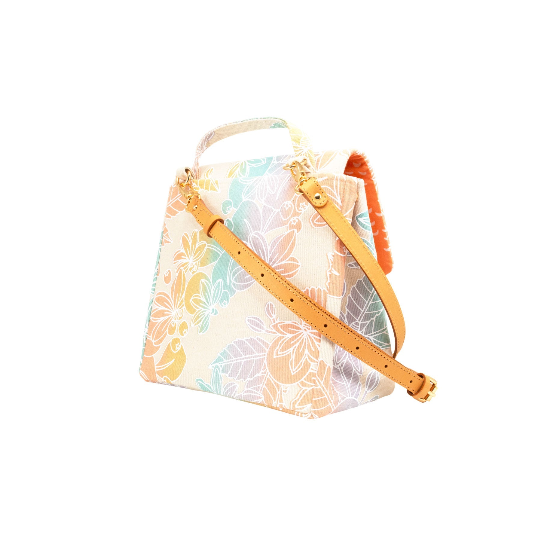 Midi Satchel • Naupaka • Sherbet Sunrise - Jana Lam Hawaii