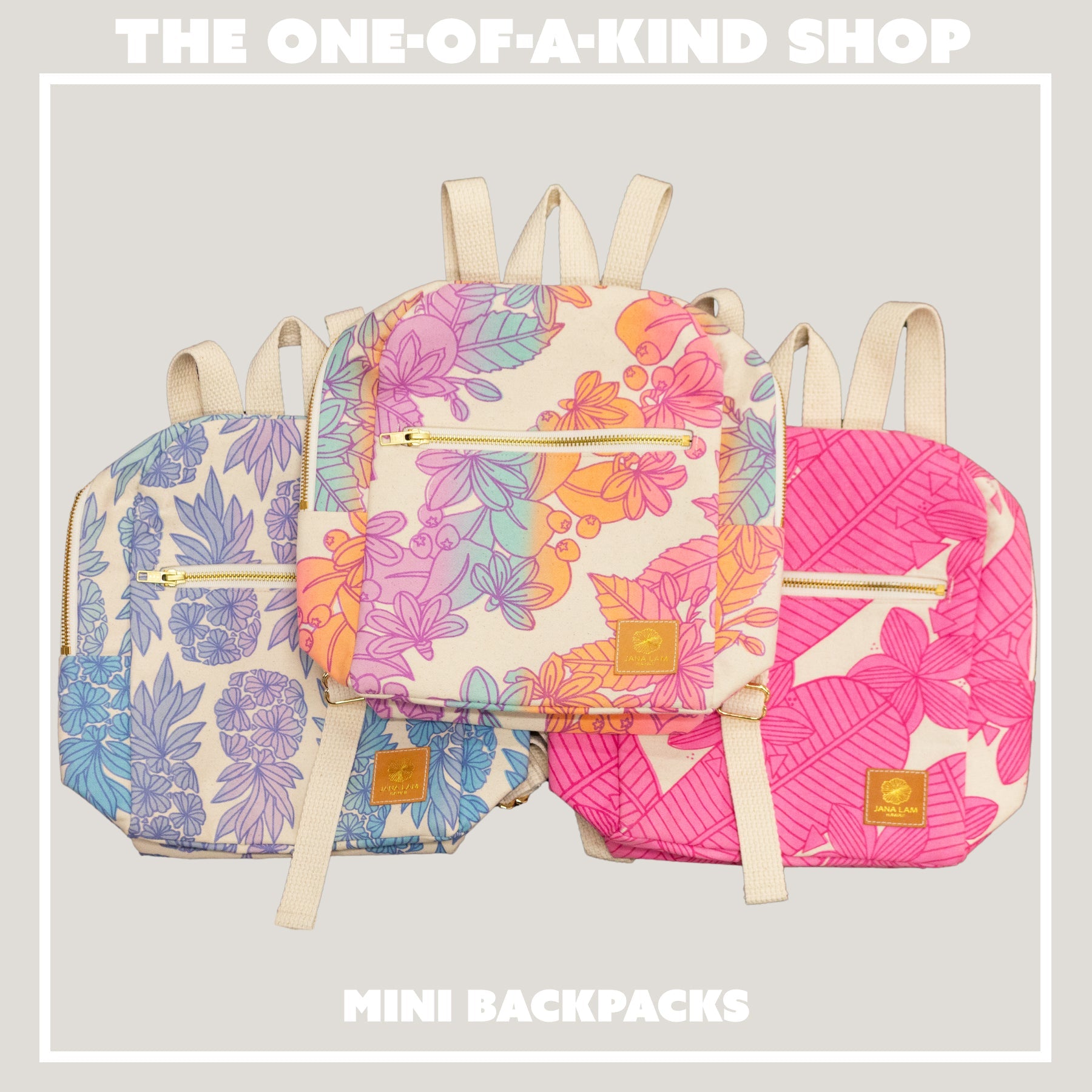 Mini Backpack • The One - Of - A - Kind Shop - Jana Lam Hawaii
