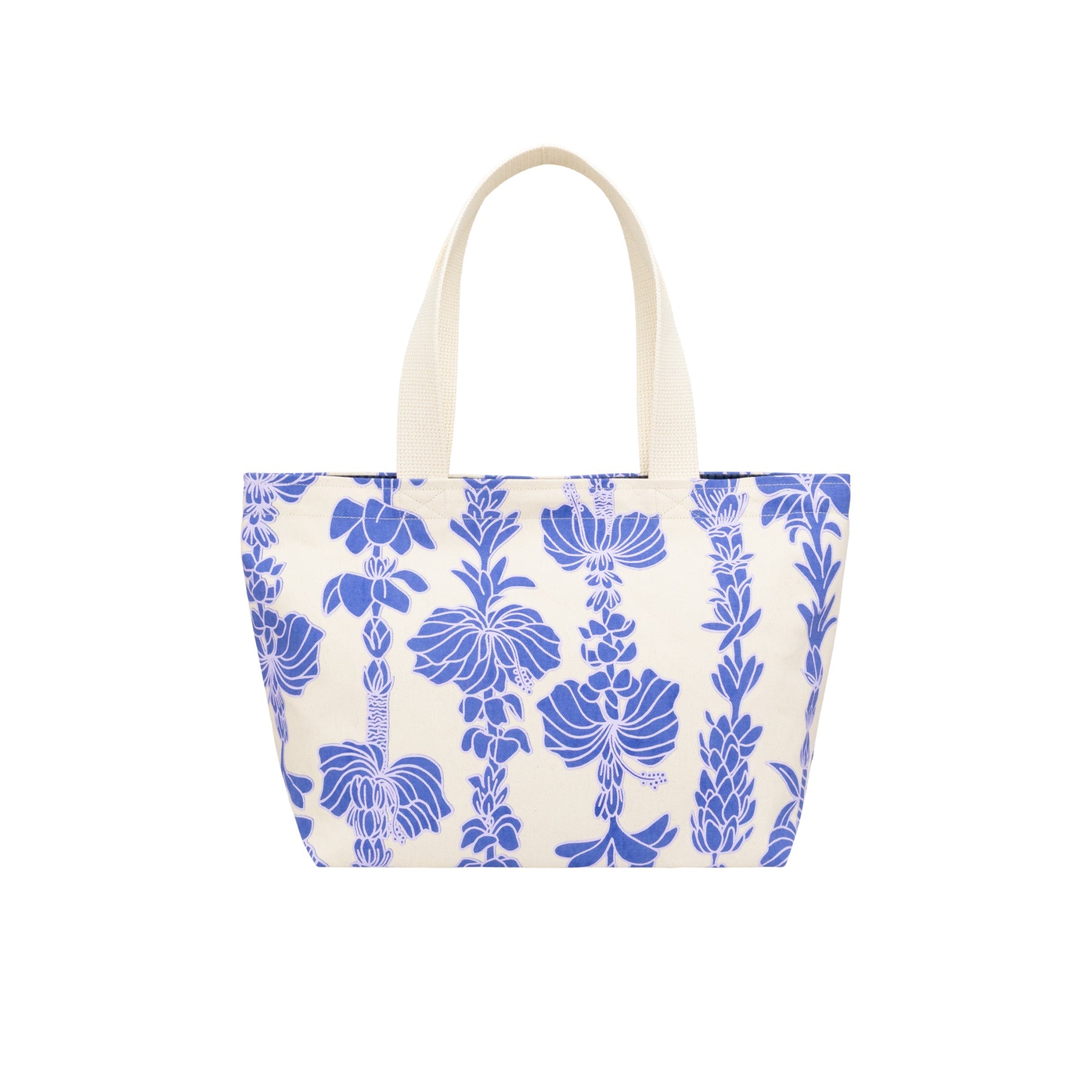 Mini Beach Bag Tote • Lei Pūpule • Blue Razzmatazz - Jana Lam Hawaii