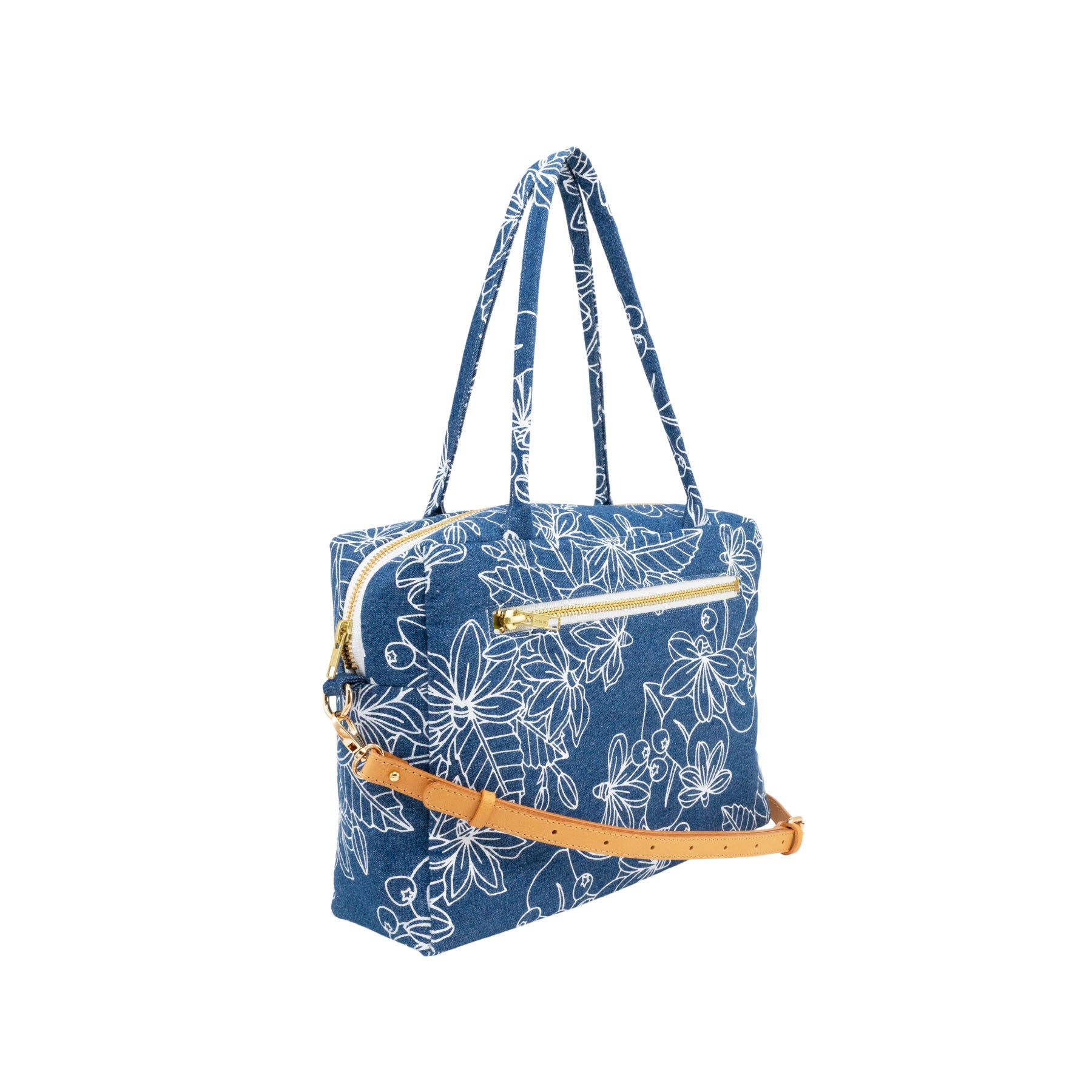 Mini Duffel • Naupaka • Denim Collection - Jana Lam Hawaii